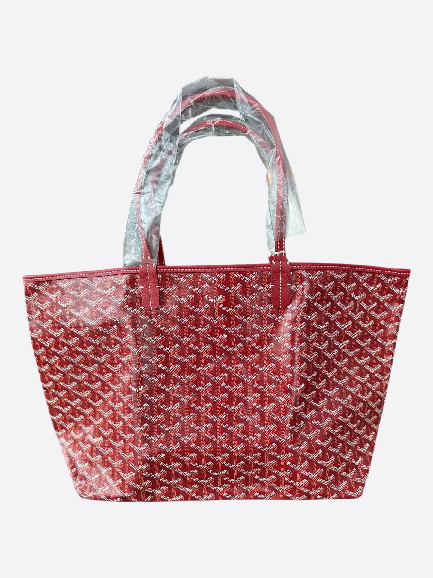 Goyard Red St. Louis Tote Bag