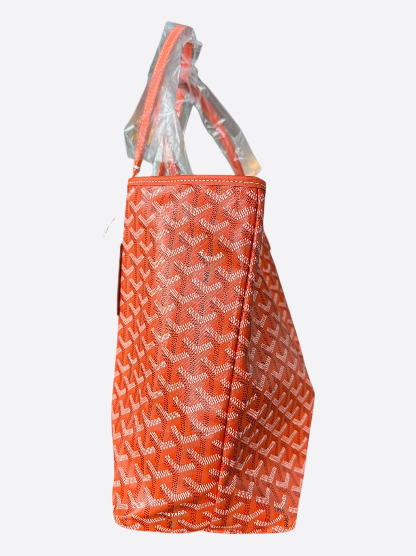 Goyard Orange St. Louis PM Tote Bag