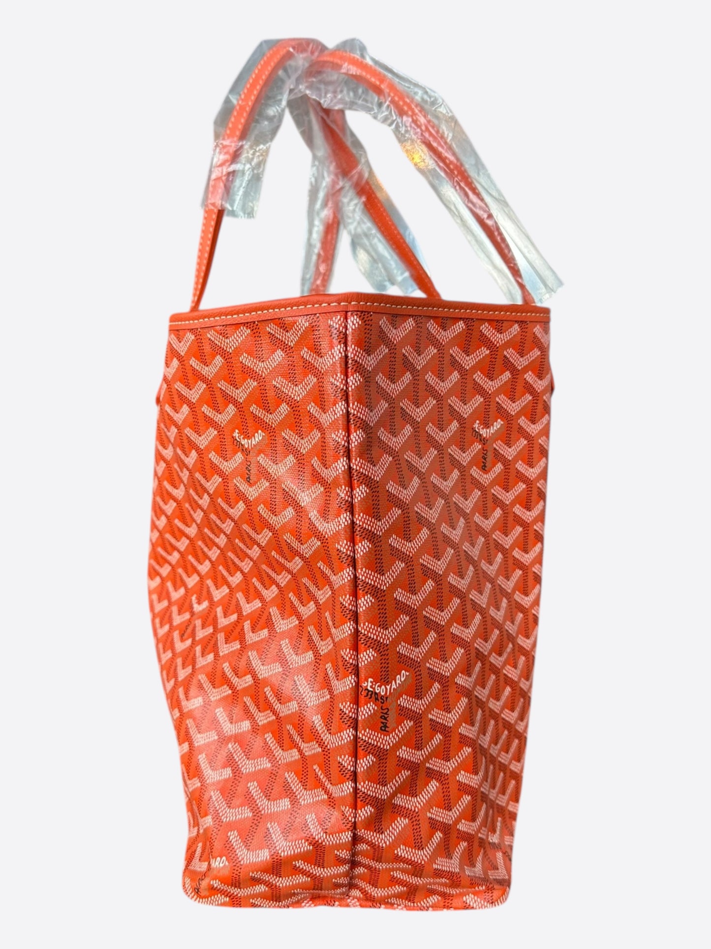 Goyard Orange St. Louis PM Tote Bag
