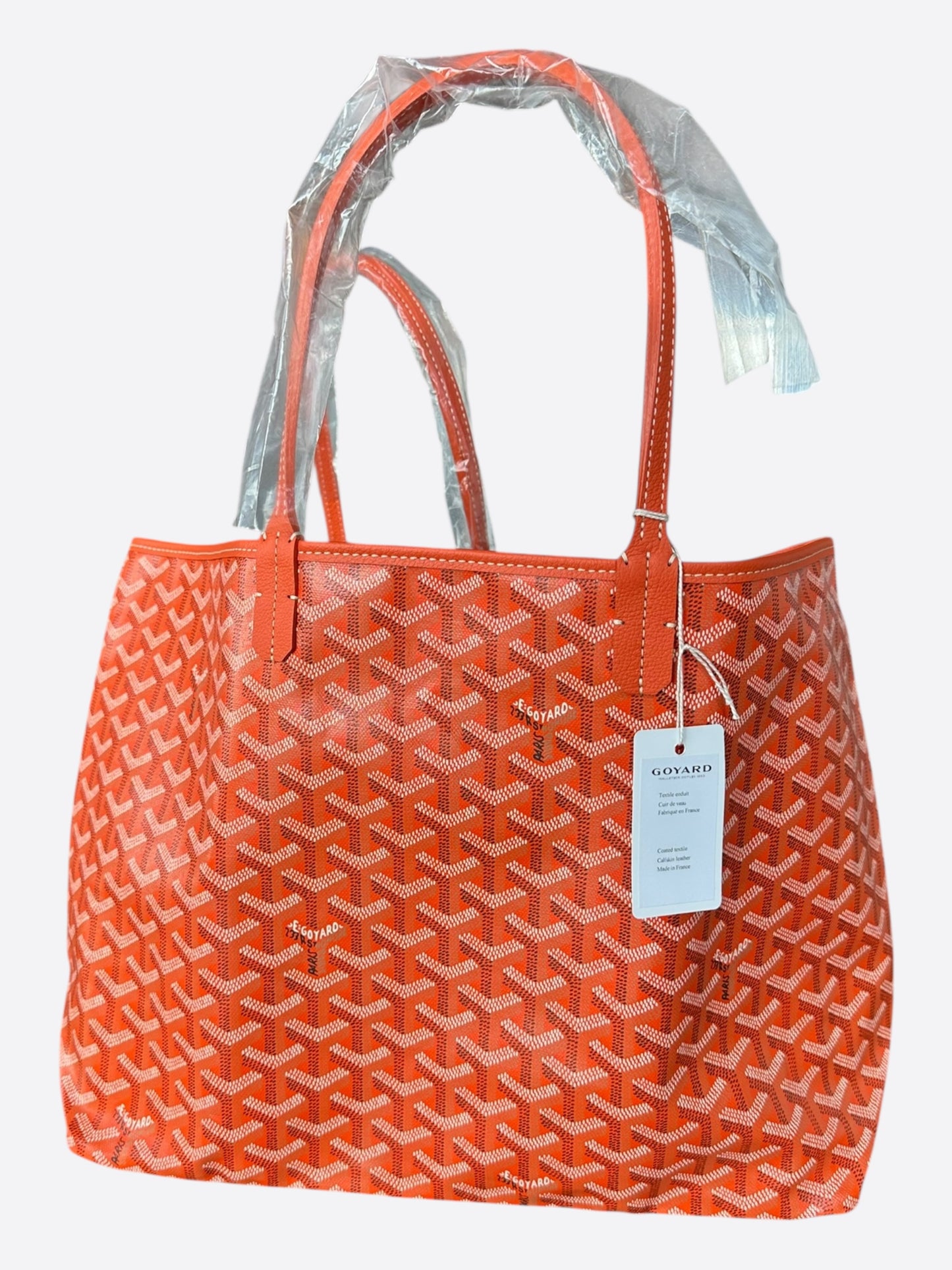 Goyard Orange St. Louis PM Tote Bag