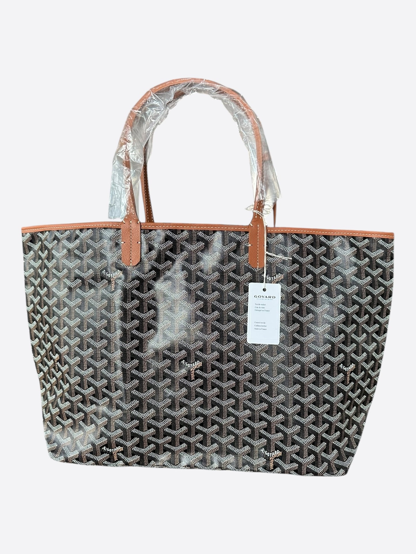 Goyard Black & Brown St. Louis Tote Bag
