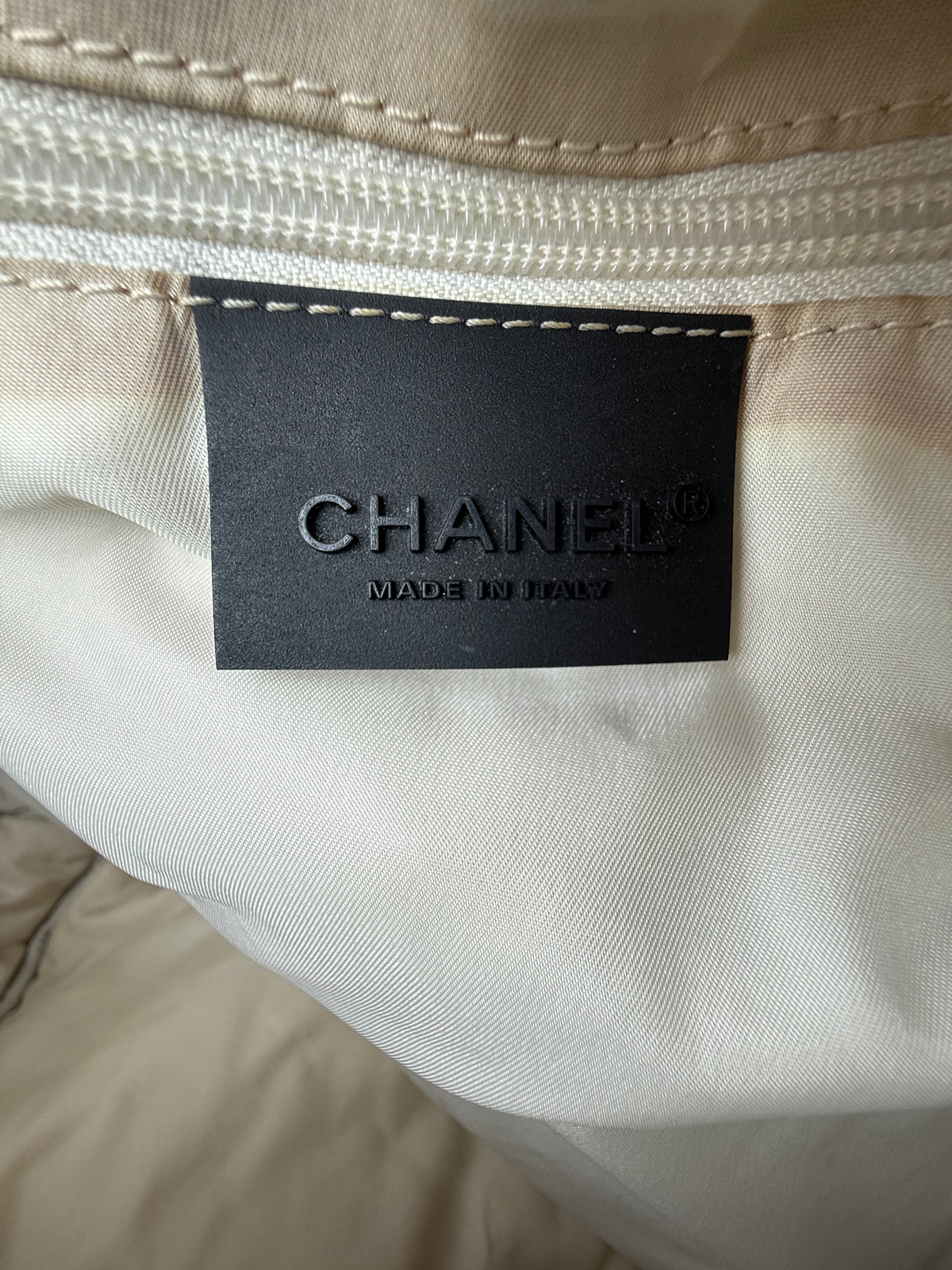 Chanel Black CC Logo Sport Line Nylon Duffel Bag