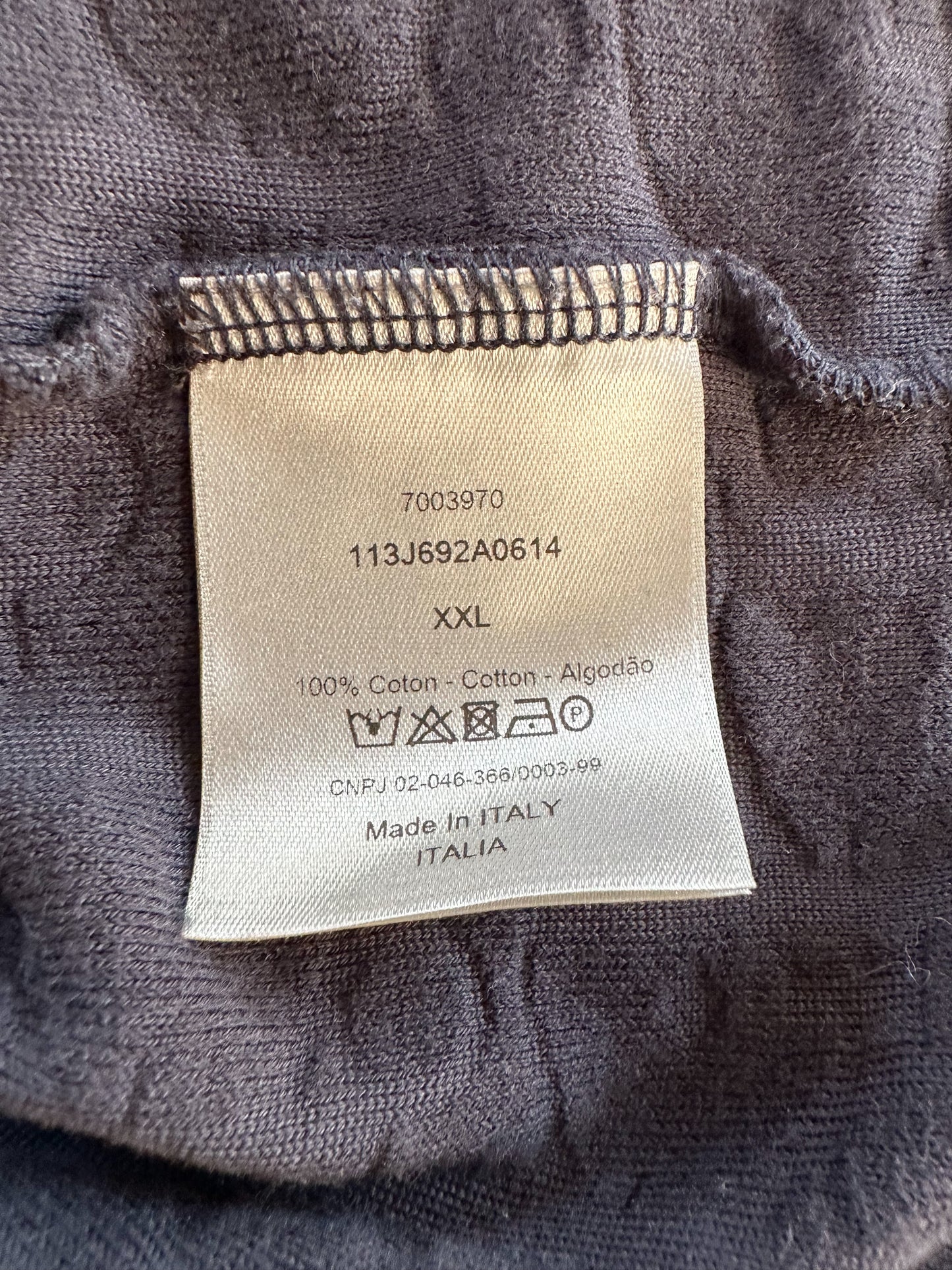 Dior Navy Oblique Towel T-Shirt
