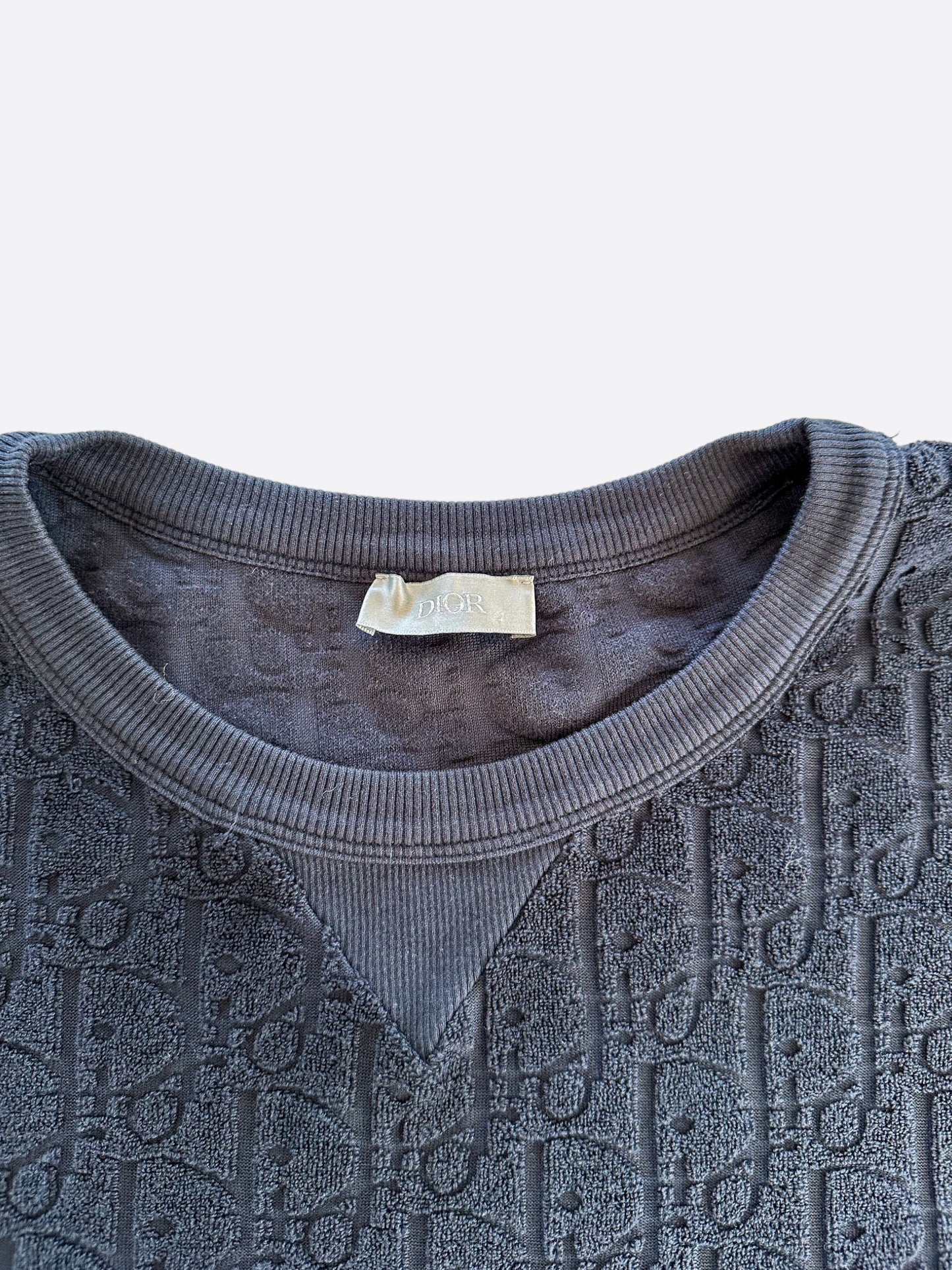 Dior Navy Oblique Towel T-Shirt