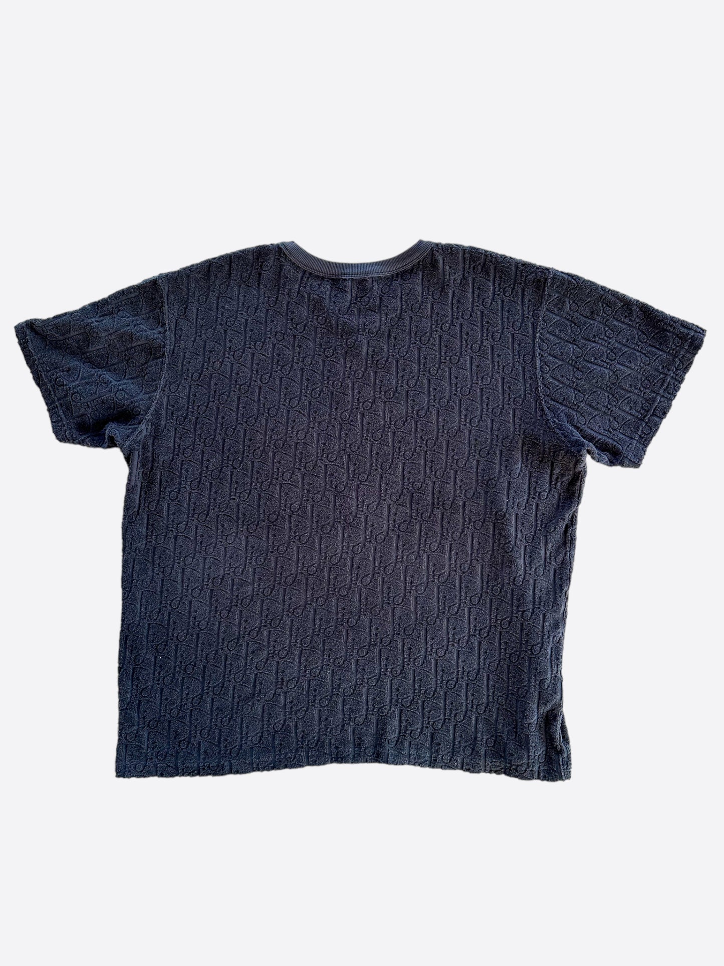 Dior Navy Oblique Towel T-Shirt