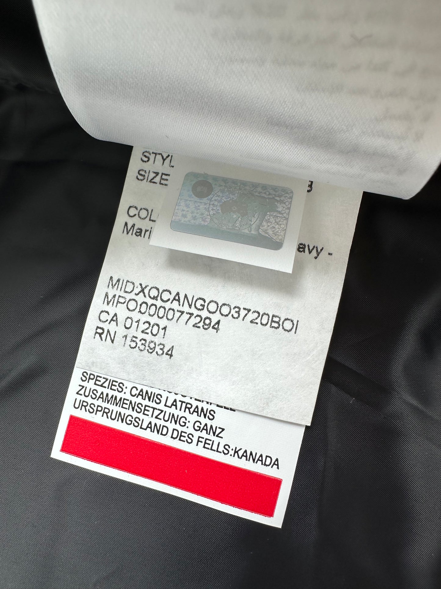 Canada Goose Navy Wyndham Black Label Men's Jacket