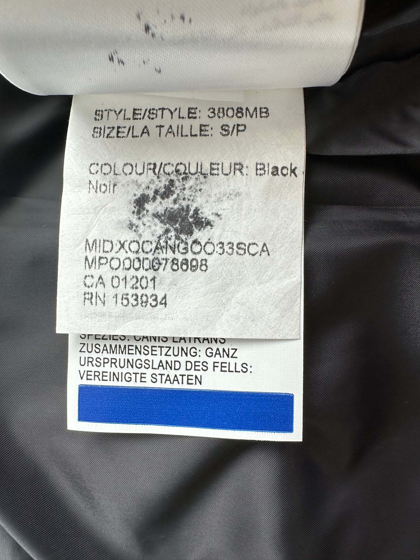 Canada Goose Black Wyndham Black Label Men's Jacket