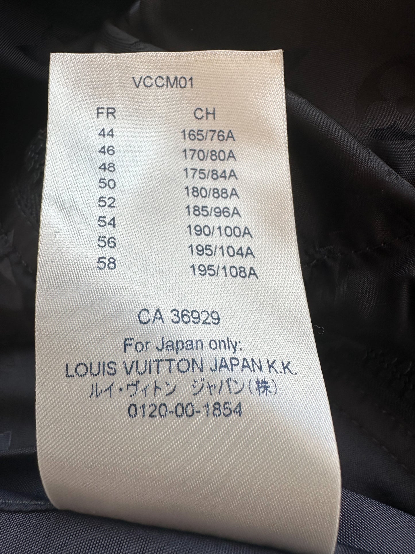 Louis Vuitton Black Monogram Reversible Windbreaker