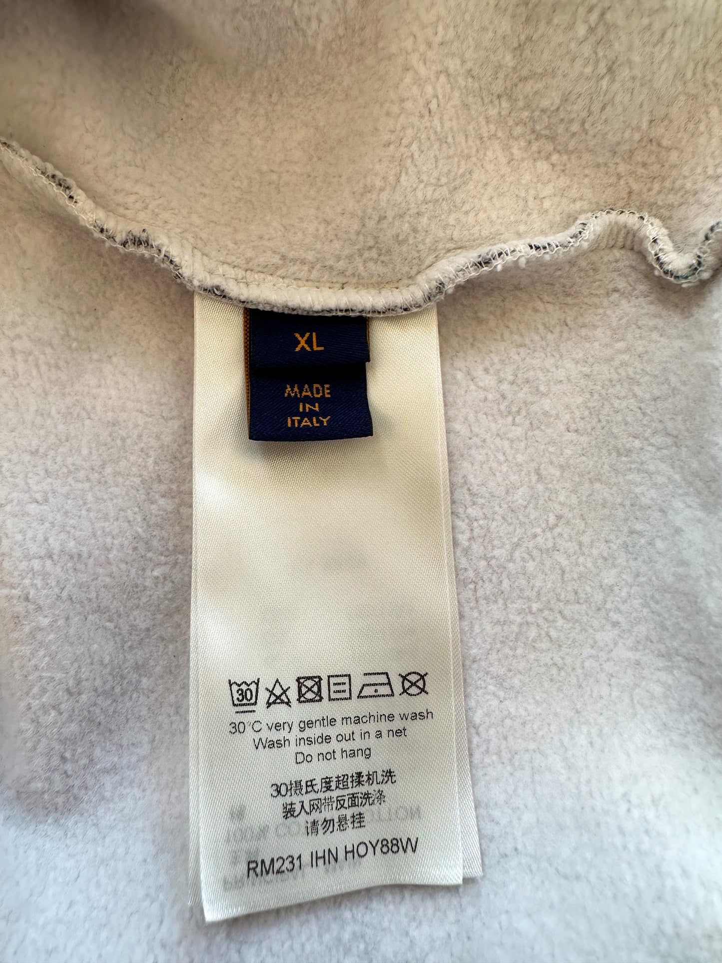 Louis Vuitton White Comic Monogram Hoodie