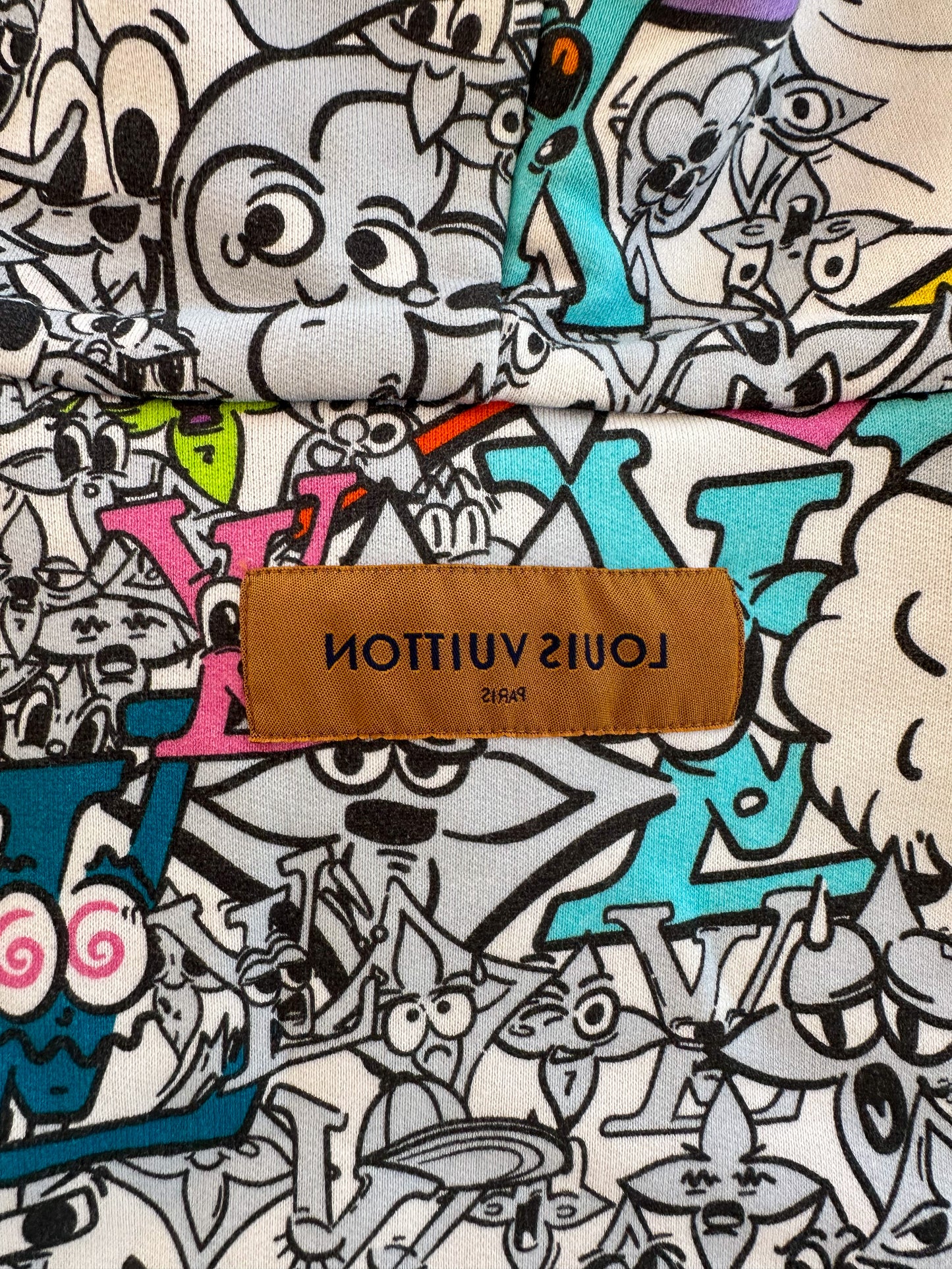 Louis Vuitton White Comic Monogram Hoodie