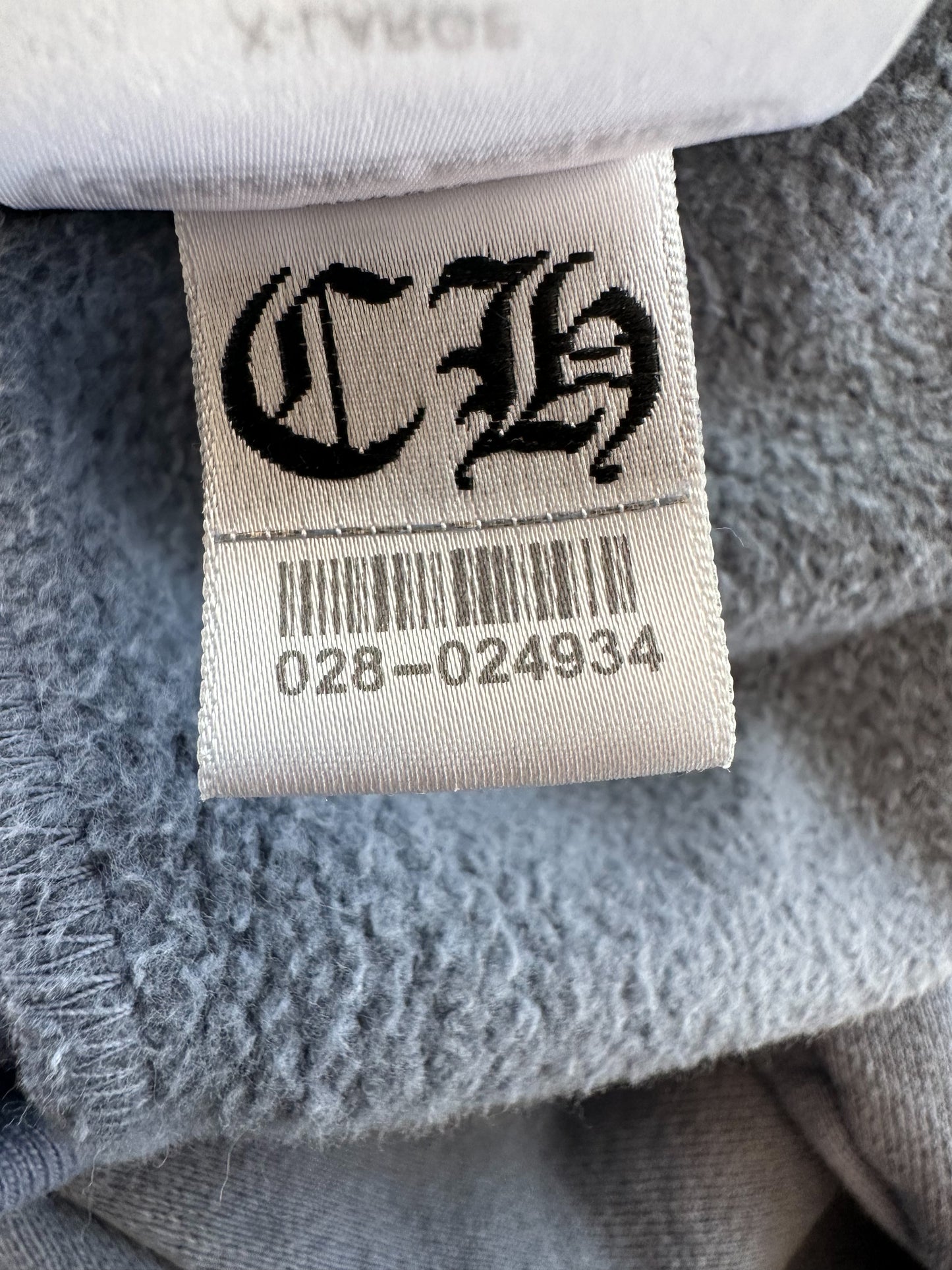 Chrome Hearts Drake Certified Chrome Blue Cross Hoodie