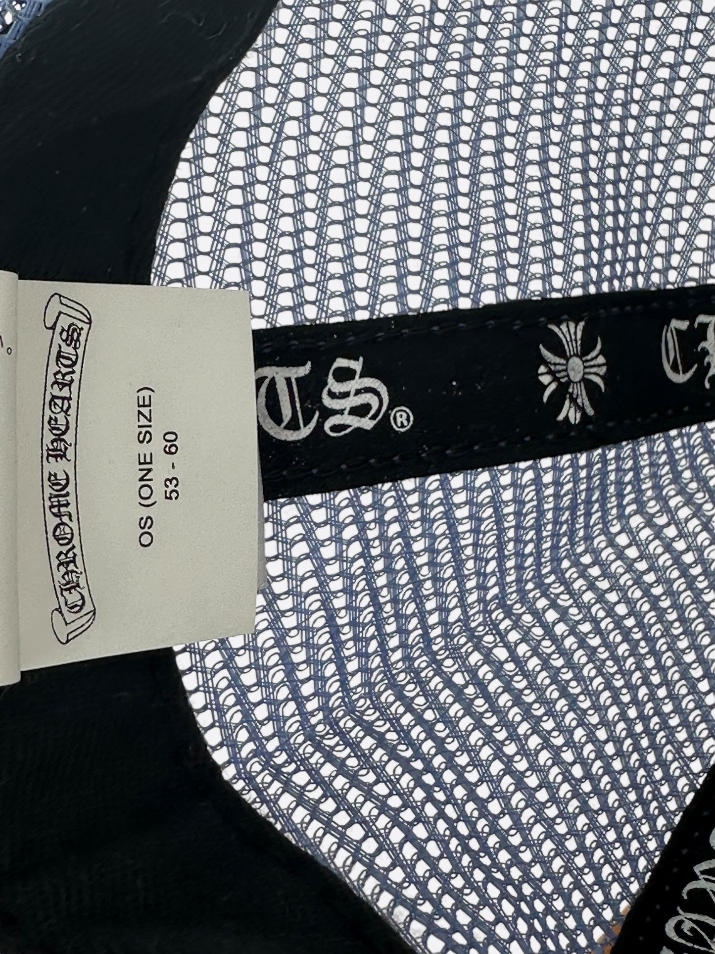 Chrome Hearts Blue & White Miami Exclusive Trucker Hat