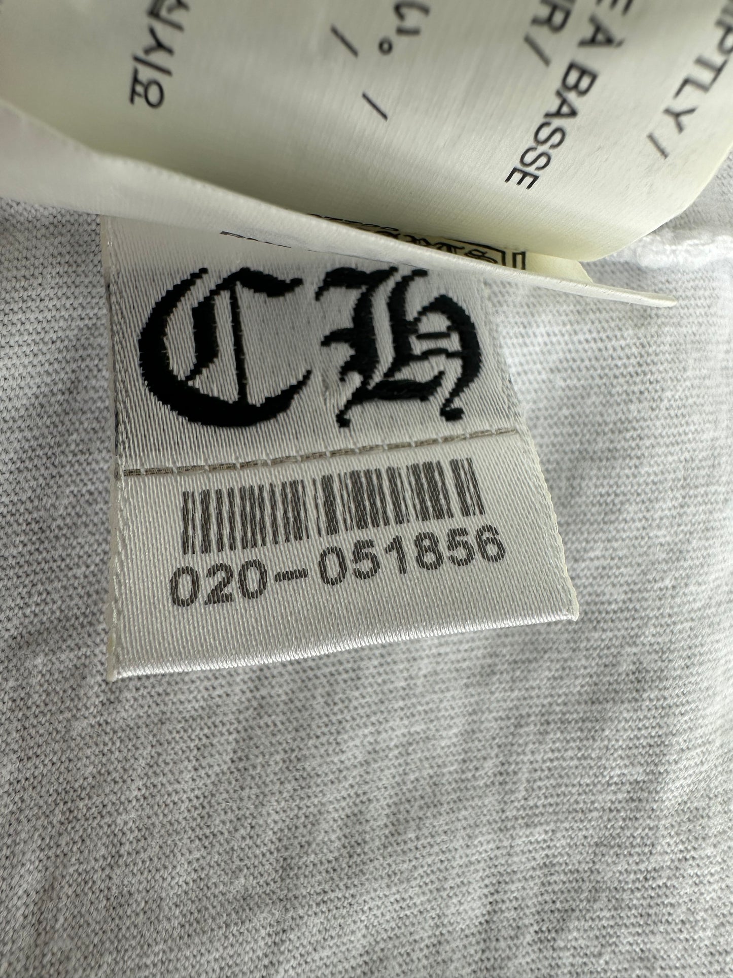 Chrome Hearts White Cemetary Cross Print Longsleeve T-Shirt