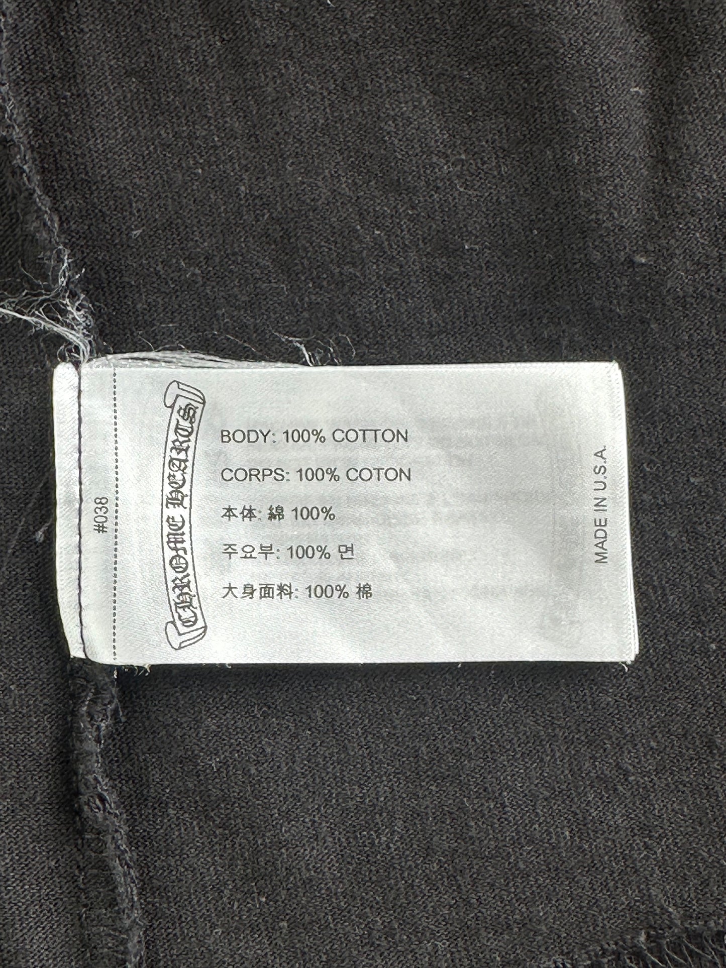 Chrome Hearts Matty Boy Black Stay Fast Longsleeve T-Shirt