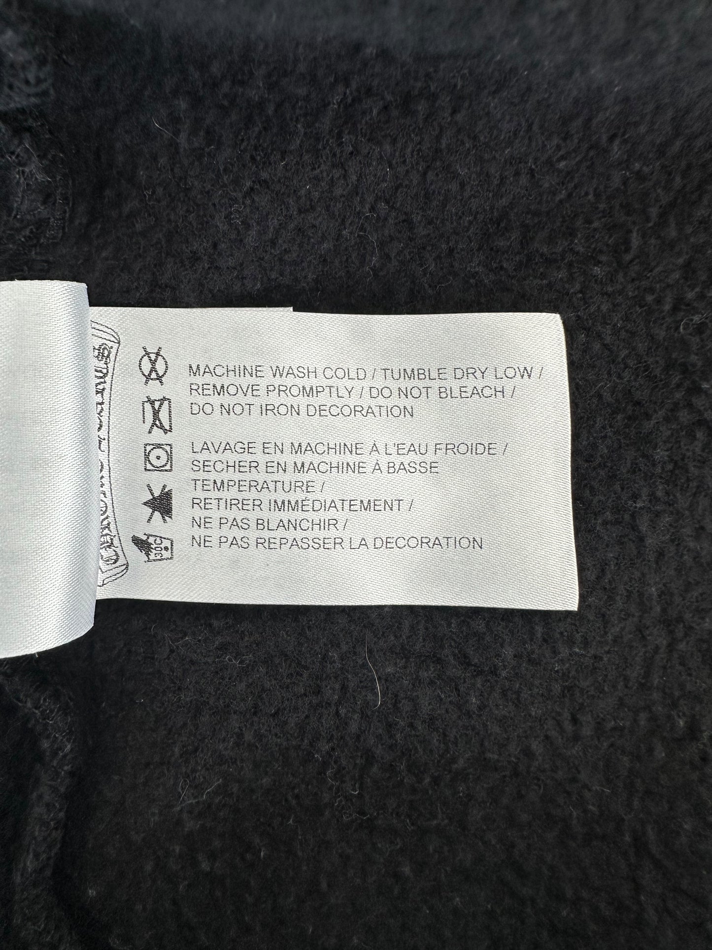 Chrome Hearts Black & White T-Bar Logo Hoodie