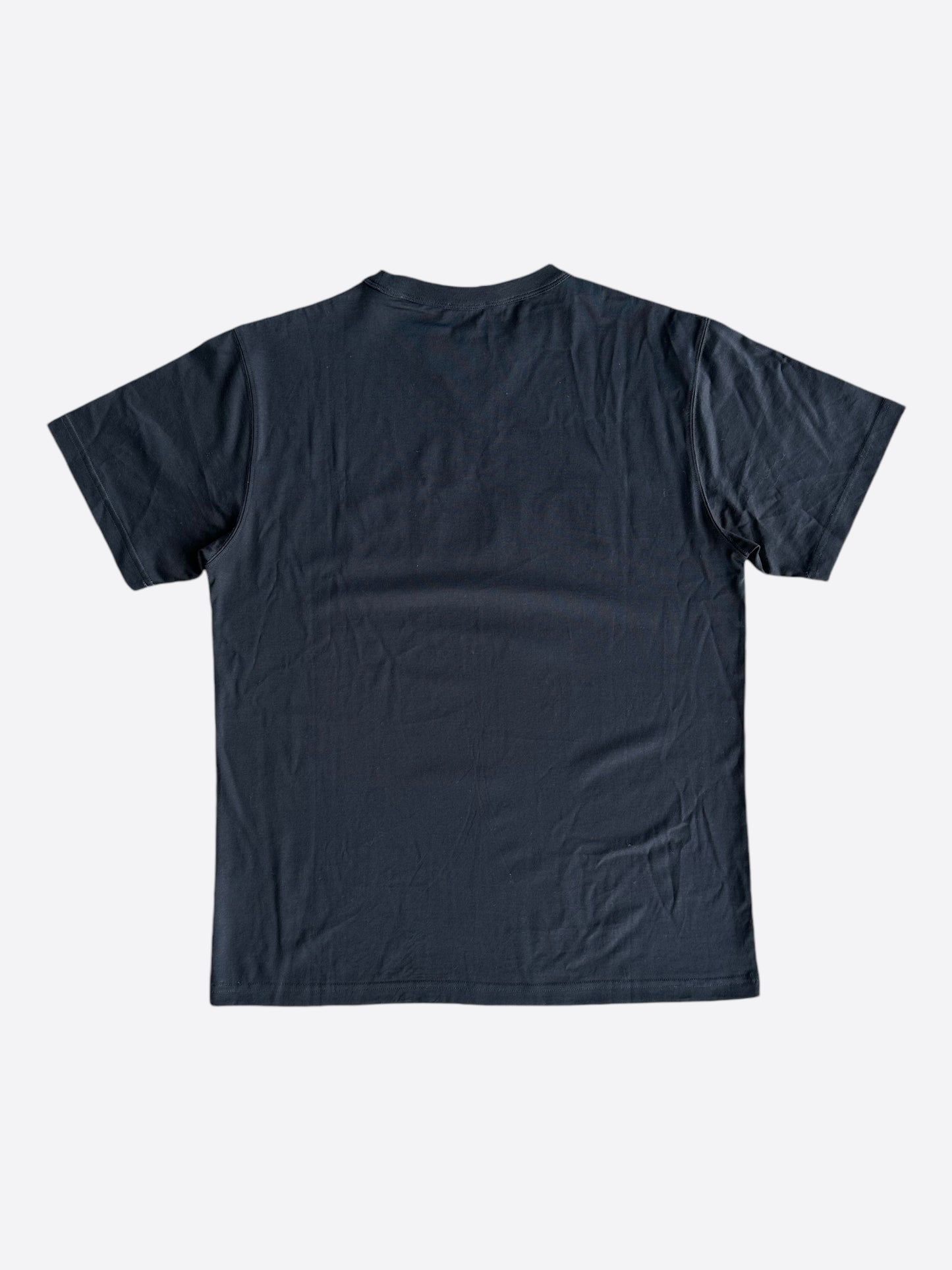Dior Navy & White Embroidered Logo T-Shirt