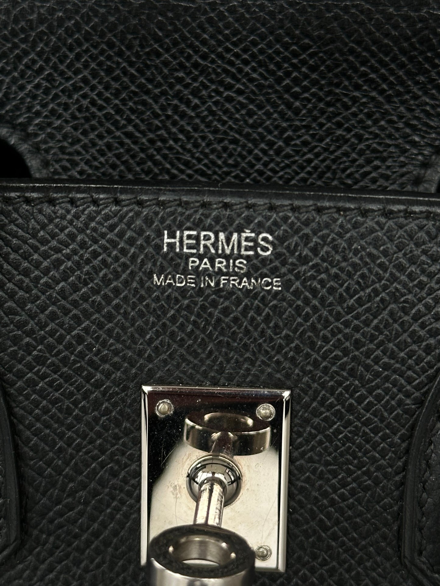 Hermes Black Epsom Birkin 25