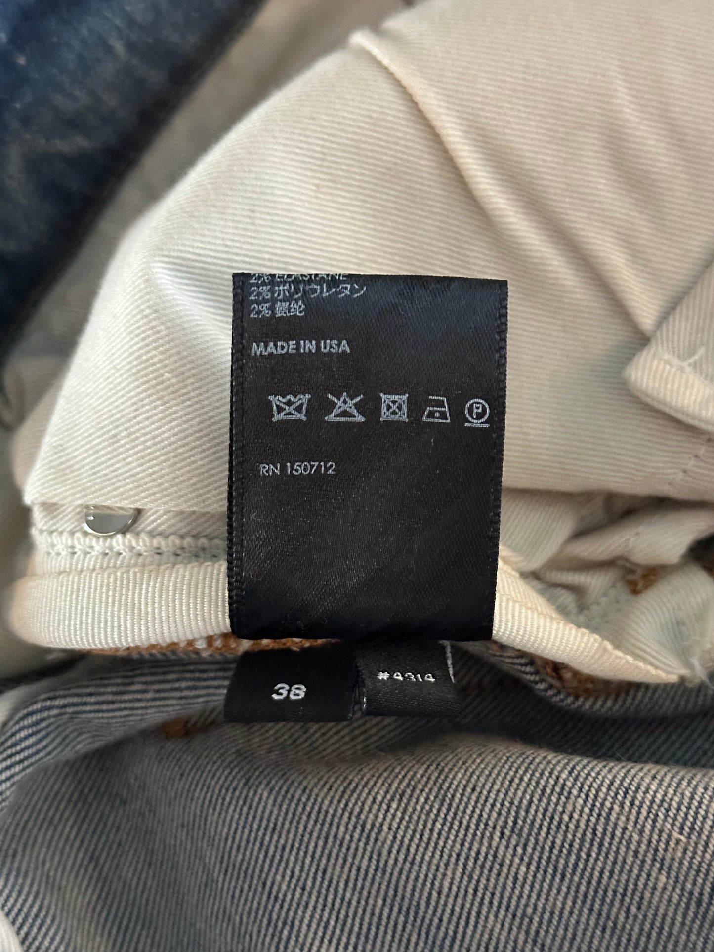 Amiri River Indigo Stack Jeans