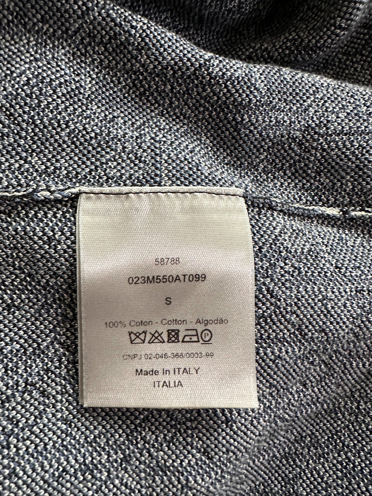 Dior Beige & Blue Oblique Button Up Shirt