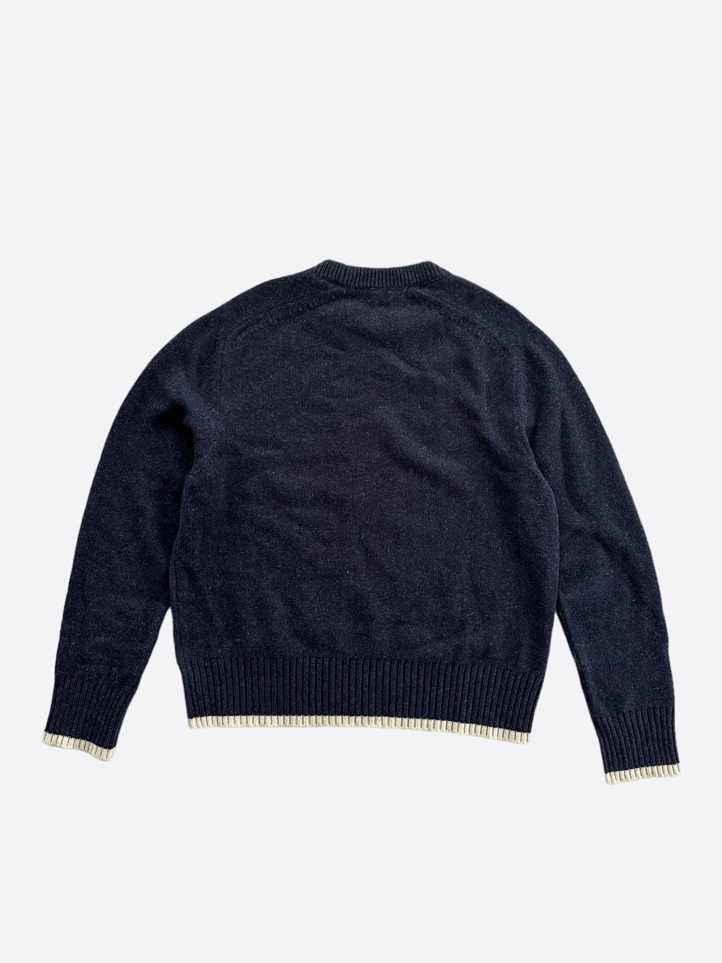 Dior Navy Atelier Wool Knitted Sweater