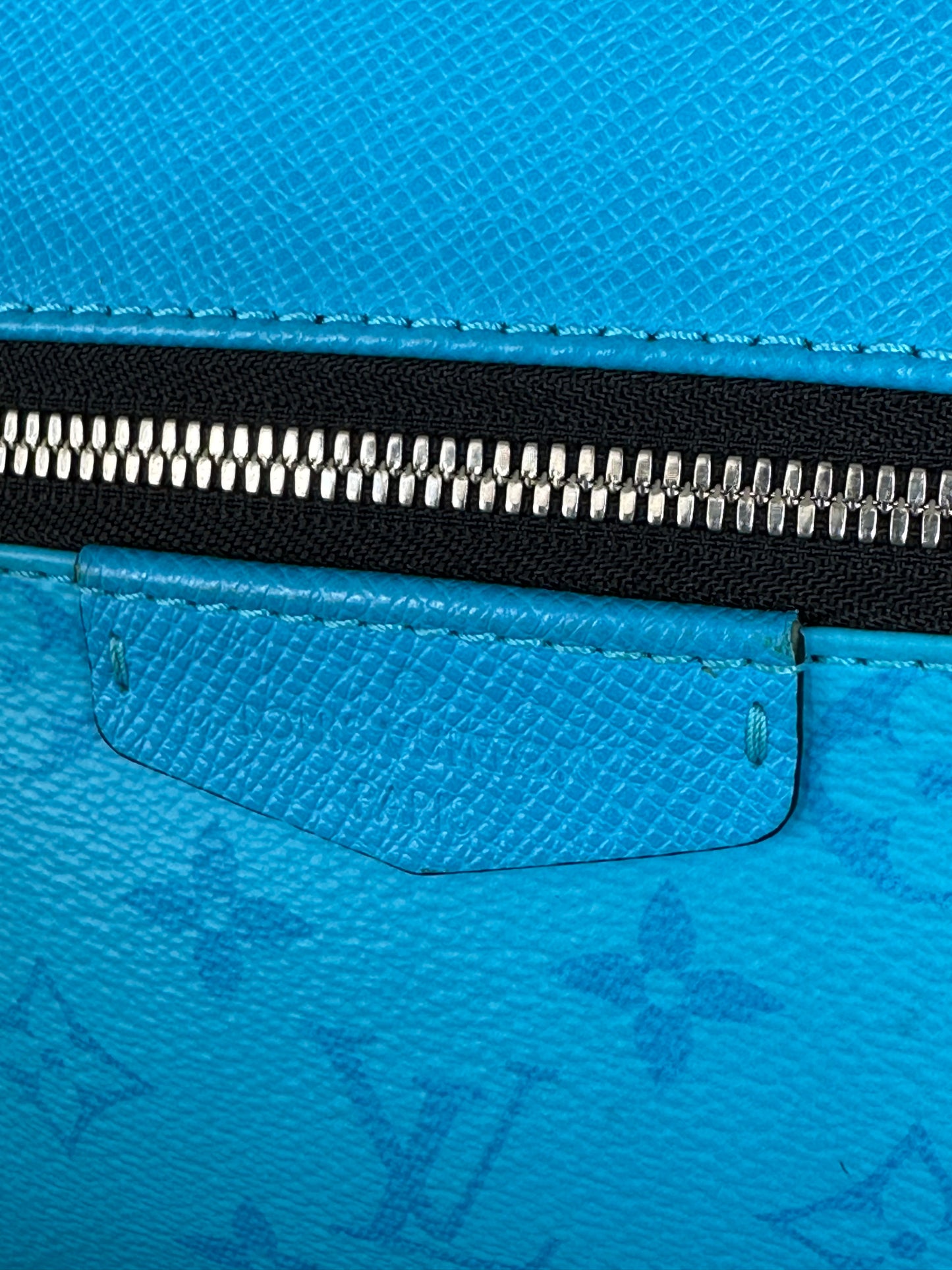 Louis Vuitton Blue Taigarama Monogram Discovery Backpack