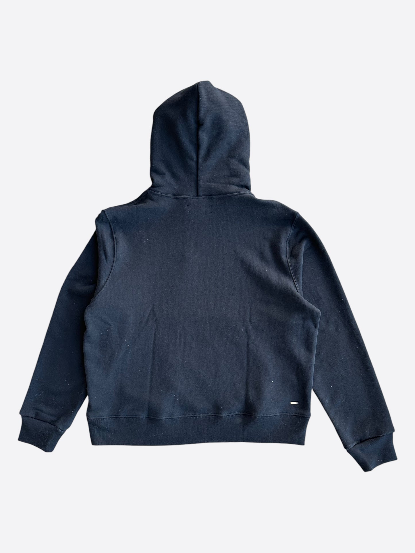 Amiri Black & Blue Core Logo Hoodie
