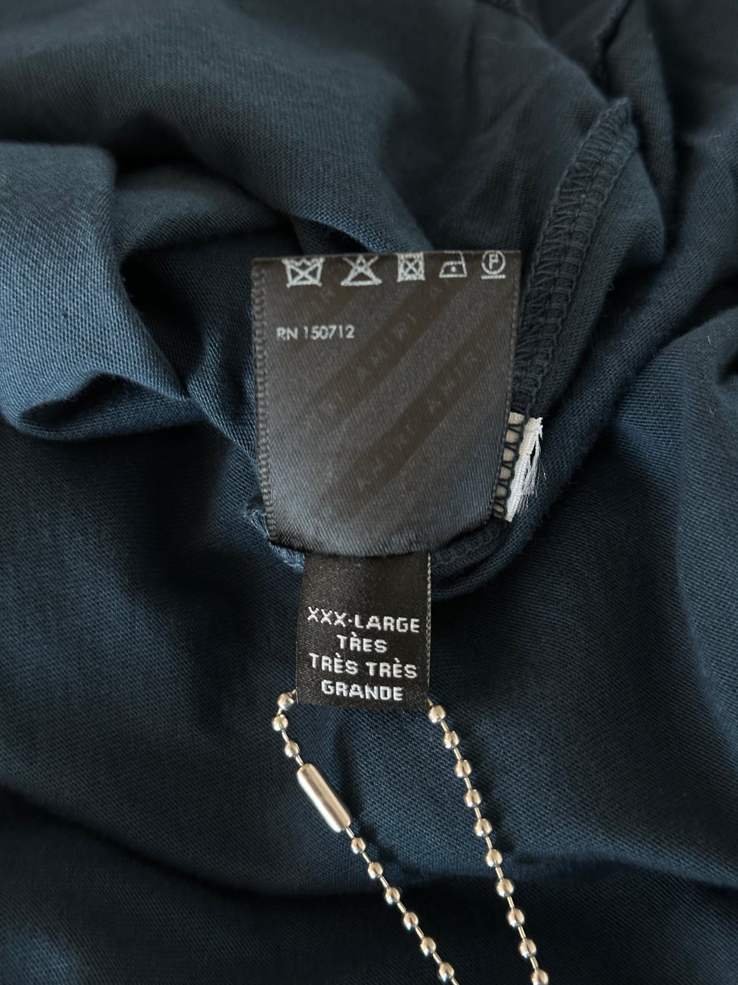 Amiri Blue & White MA Core Logo T-Shirt