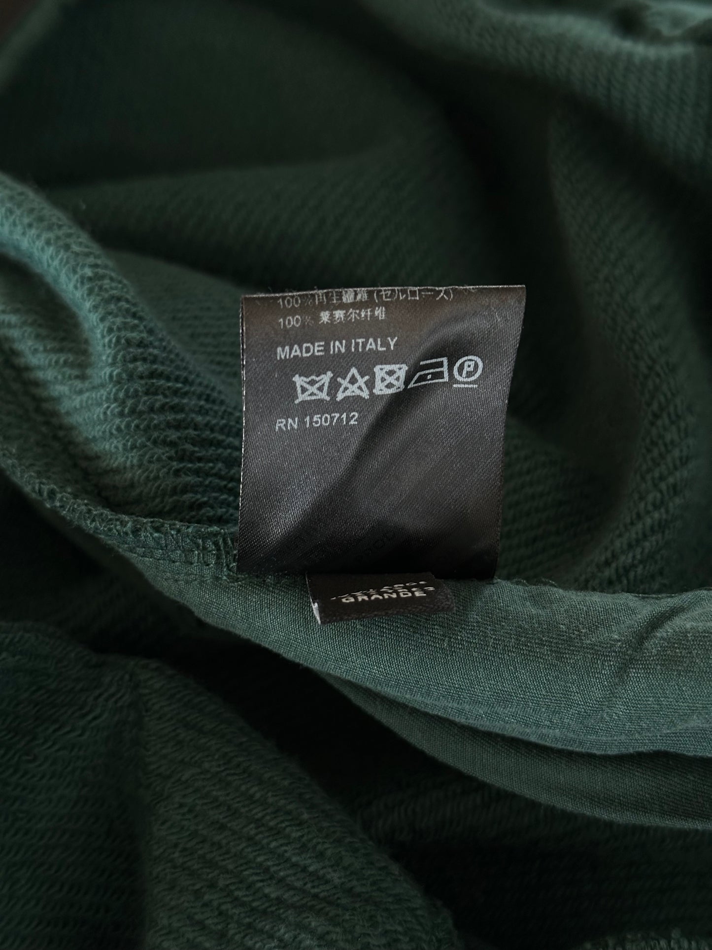 Amiri Green & White Staggered Logo Sweatpants
