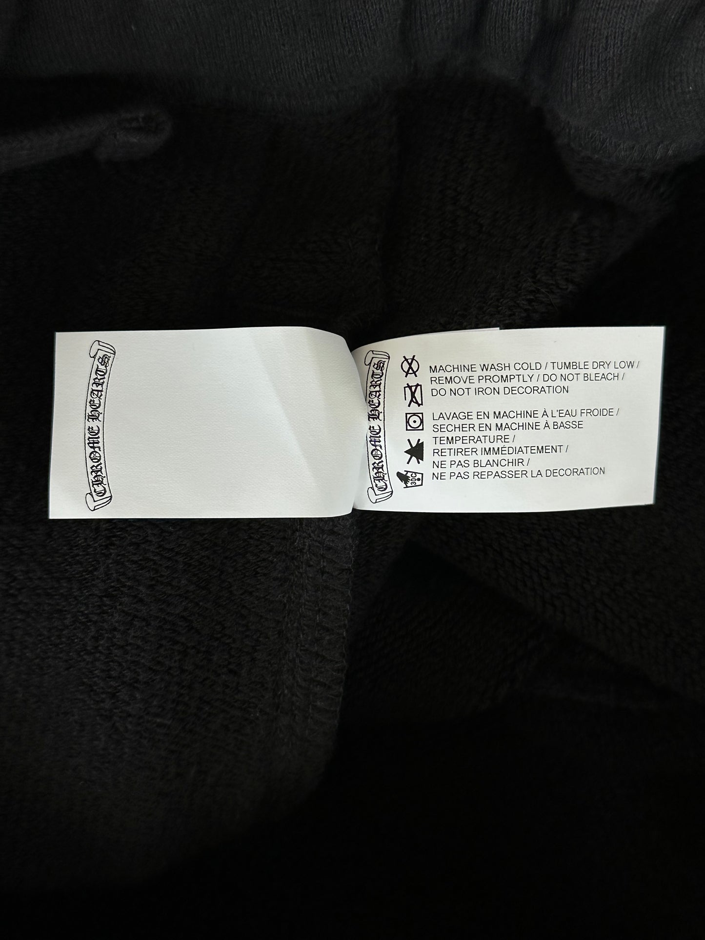 Chrome Hearts Black CH Logo Embroidered Sweatpants