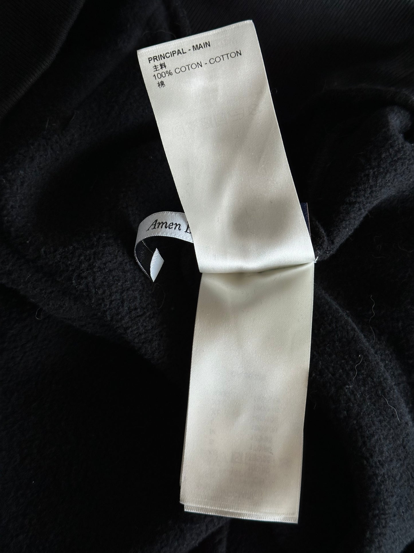 Louis Vuitton Black & Silver Graphic Hoodie