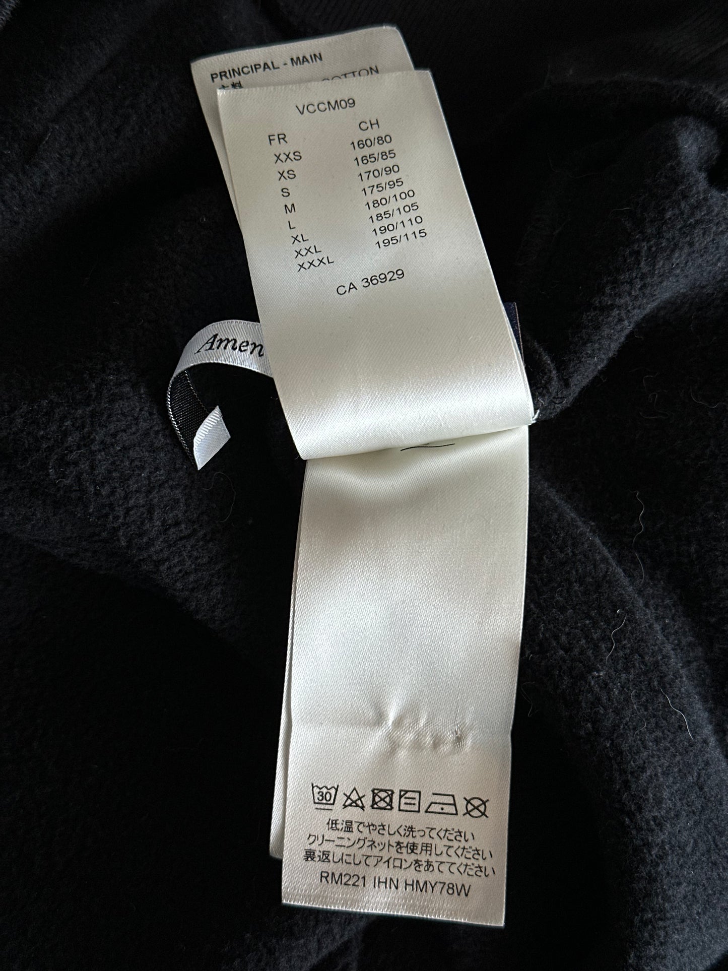 Louis Vuitton Black & Silver Graphic Hoodie