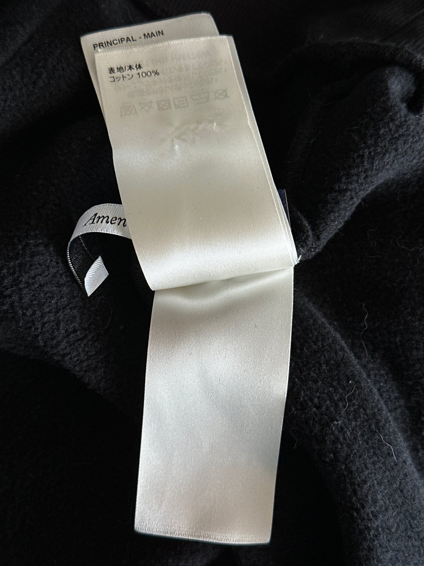 Louis Vuitton Black & Silver Graphic Hoodie