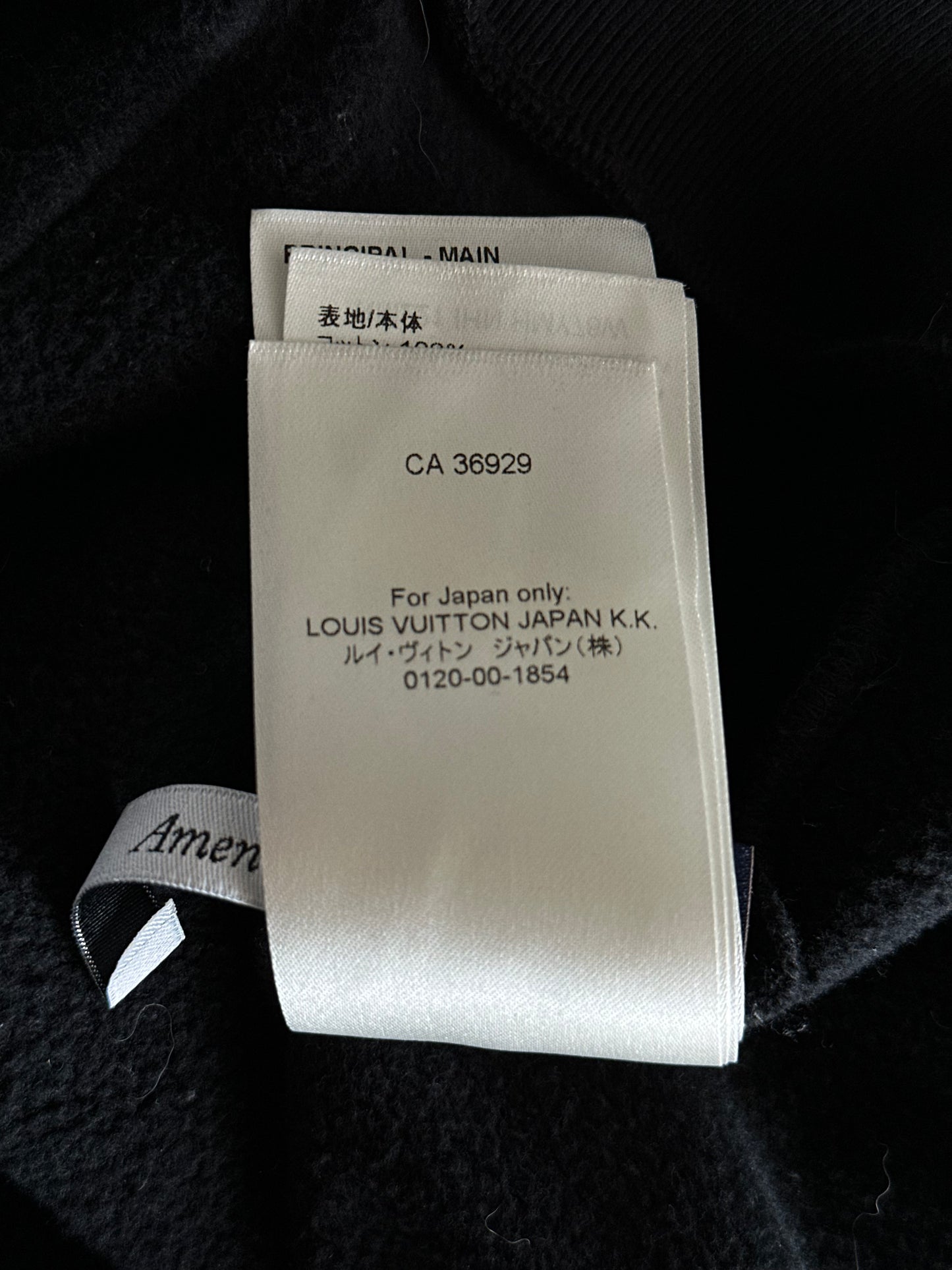 Louis Vuitton Black & Silver Graphic Hoodie