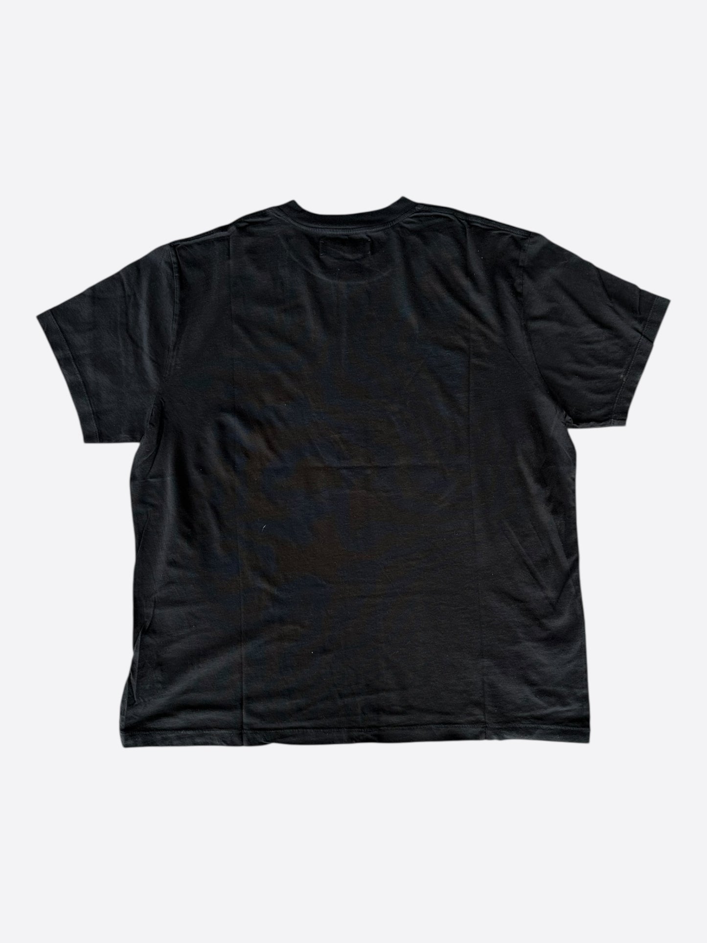 Amiri Playboy Black & Rainbow Bunny Logo T-Shirt