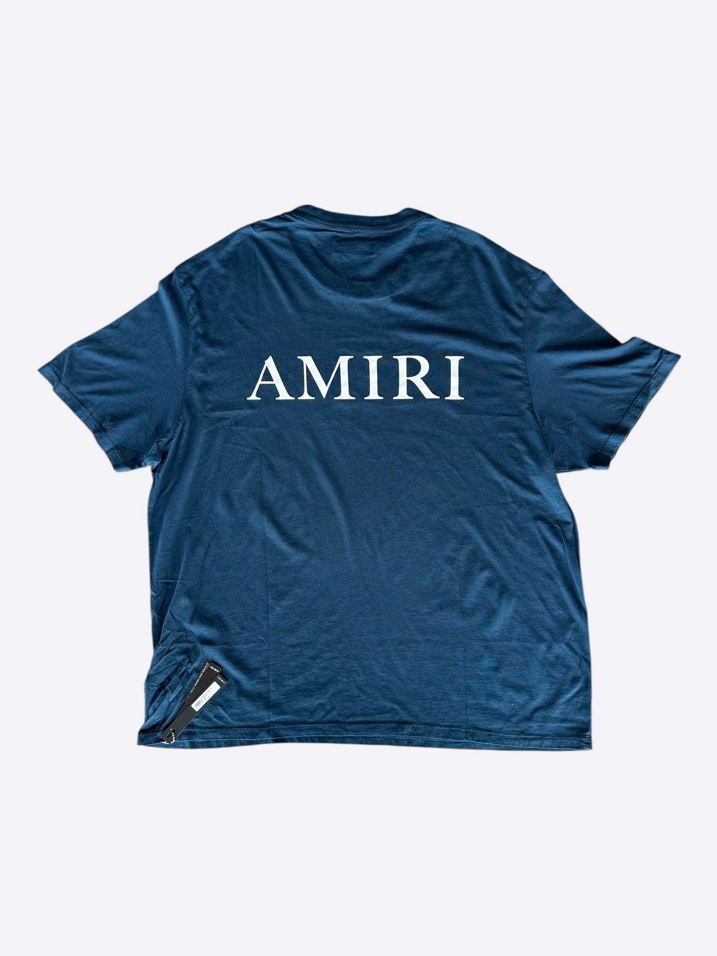 Amiri Blue & White MA Core Logo T-Shirt
