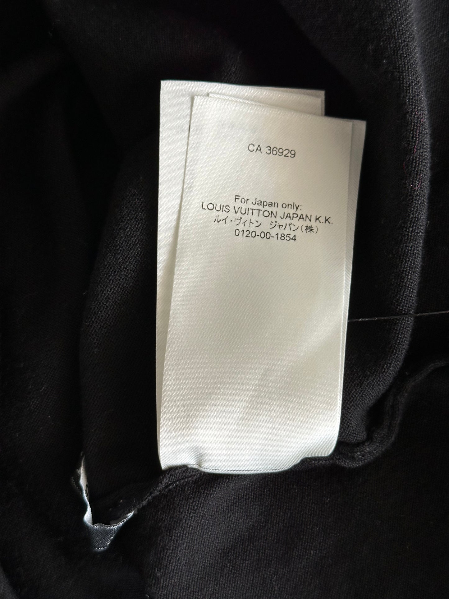 Louis Vuitton Black & White Vuitton Intarsia T-Shirt