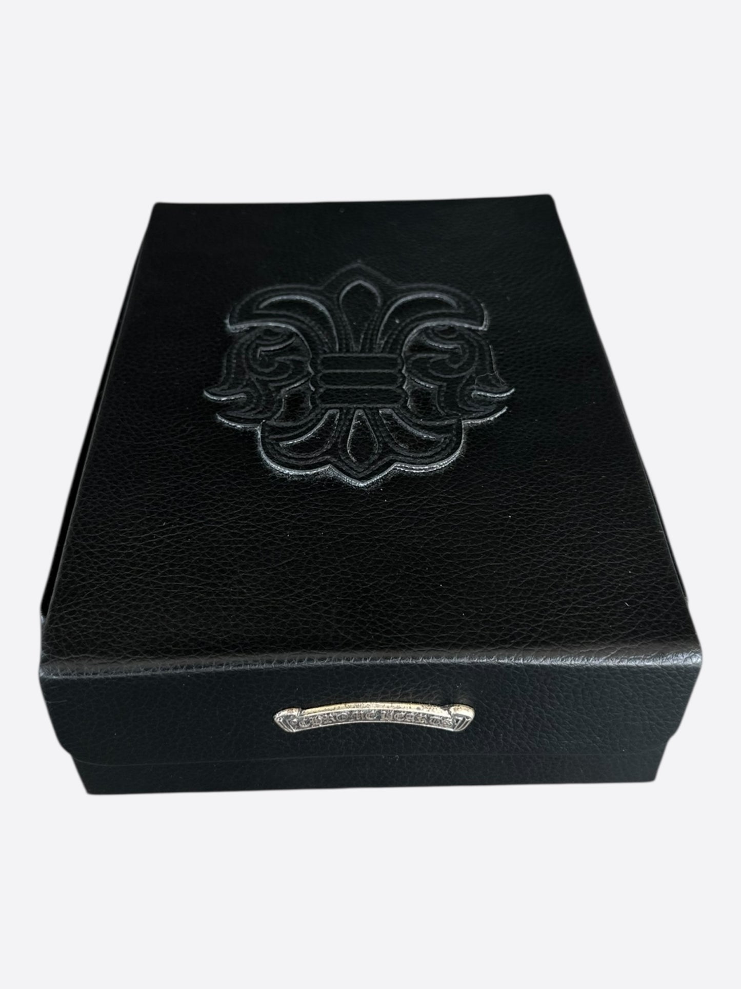 Chrome Hearts Black Leather Sunglasses Case