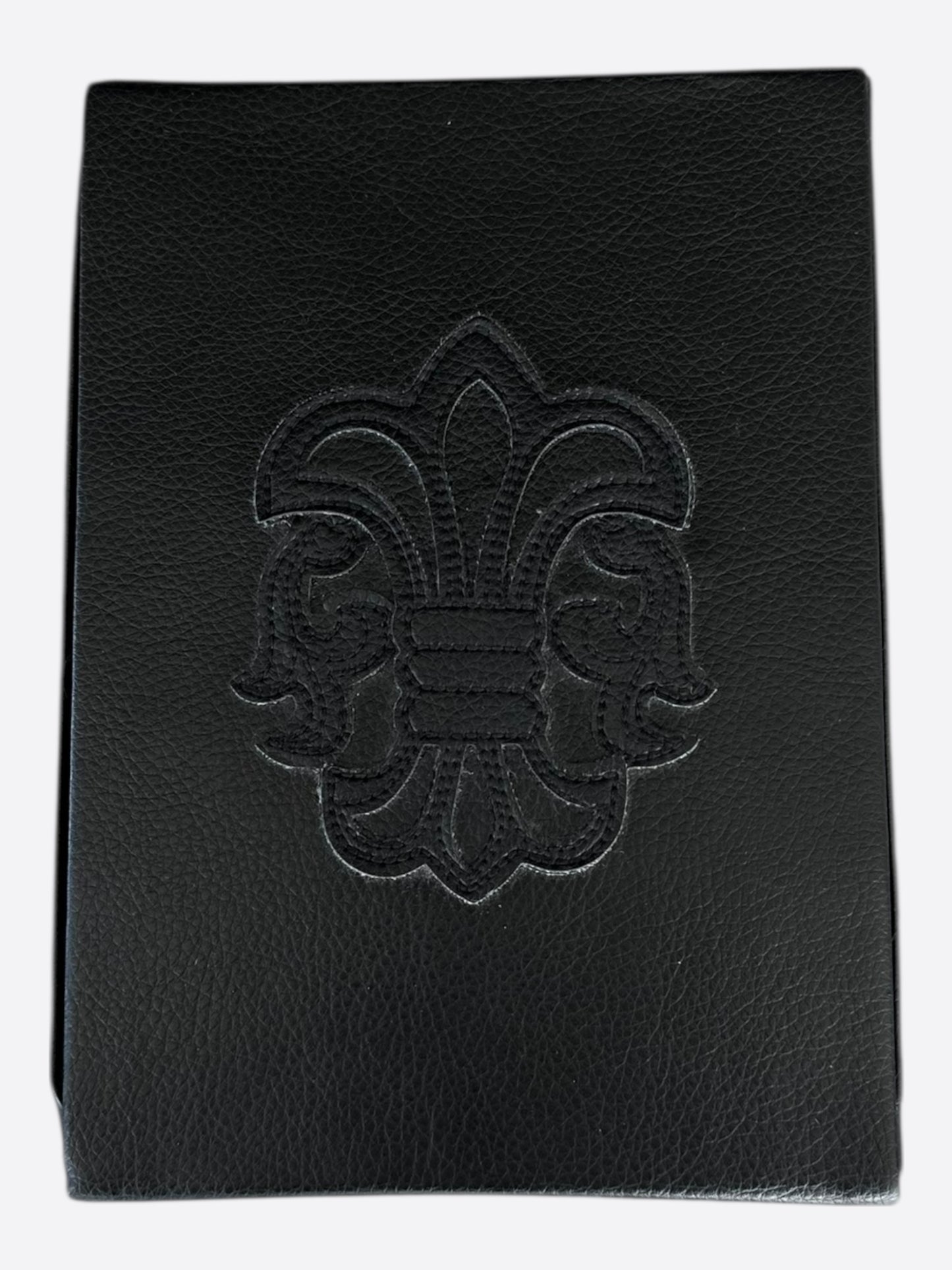 Chrome Hearts Black Leather Sunglasses Case