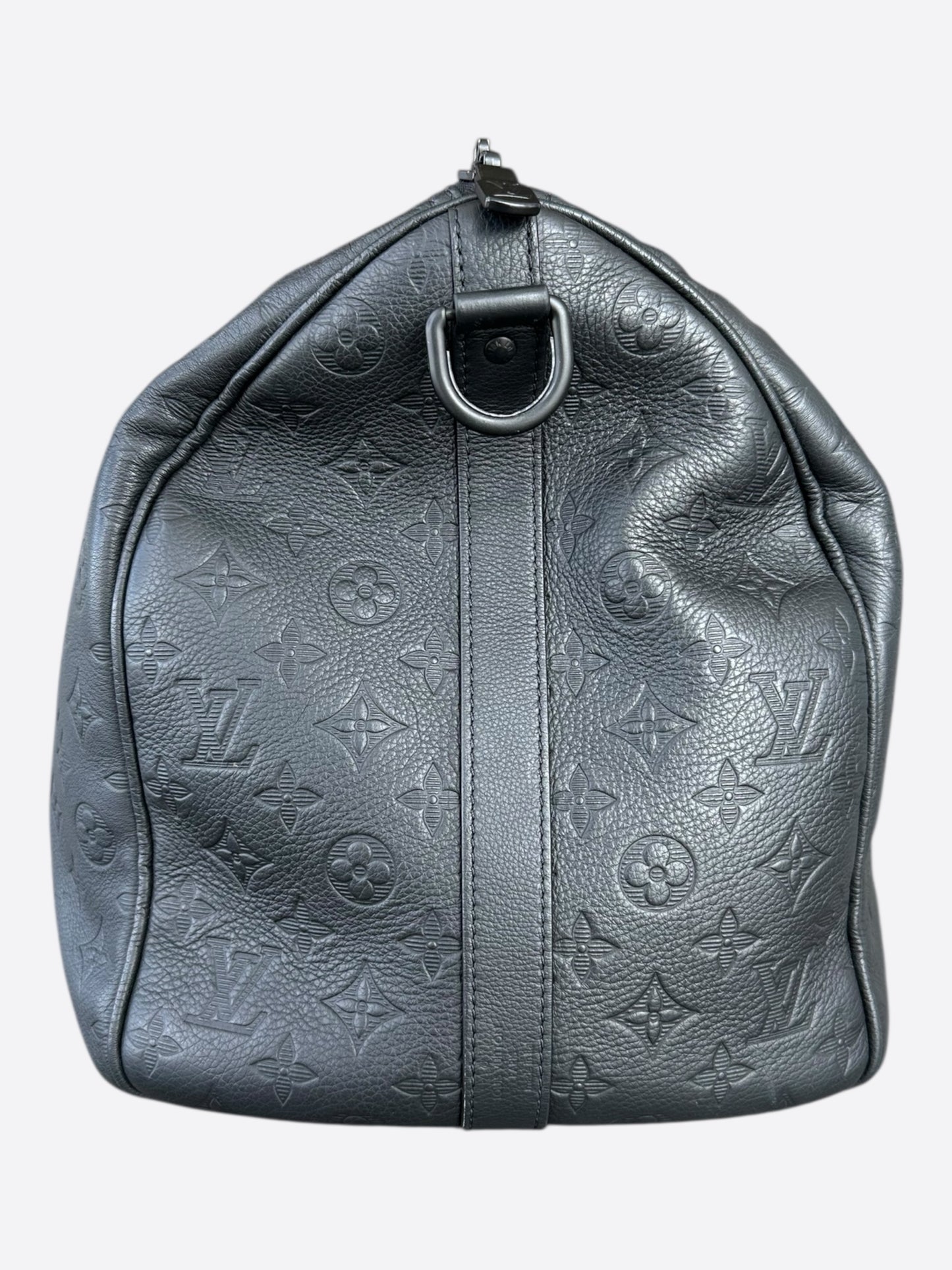 Louis Vuitton Black Monogram Shadow Keepall 50