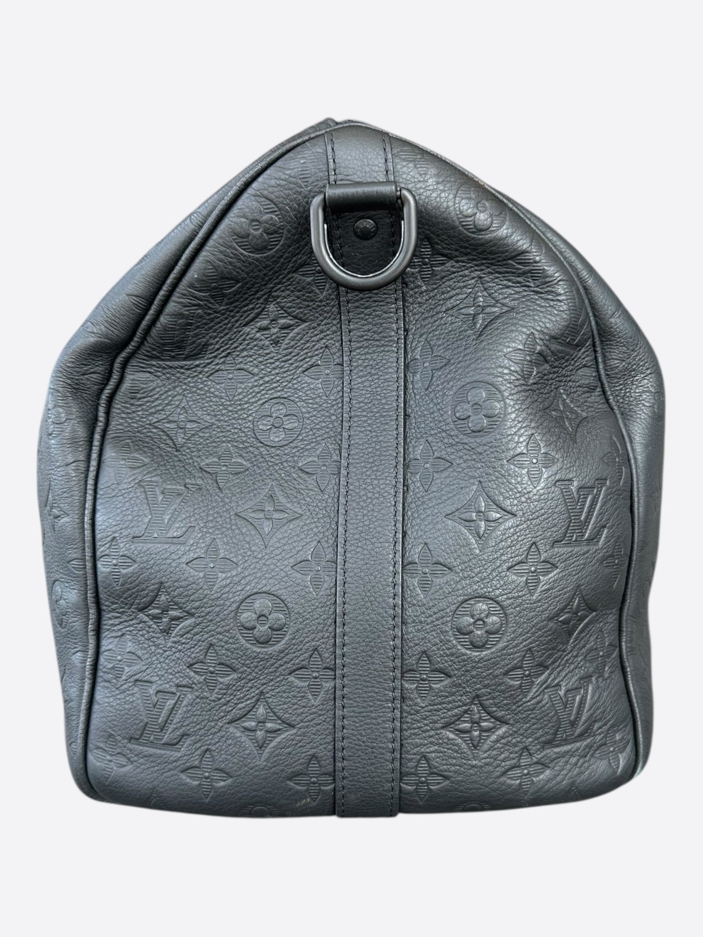 Louis Vuitton Black Monogram Shadow Keepall 50