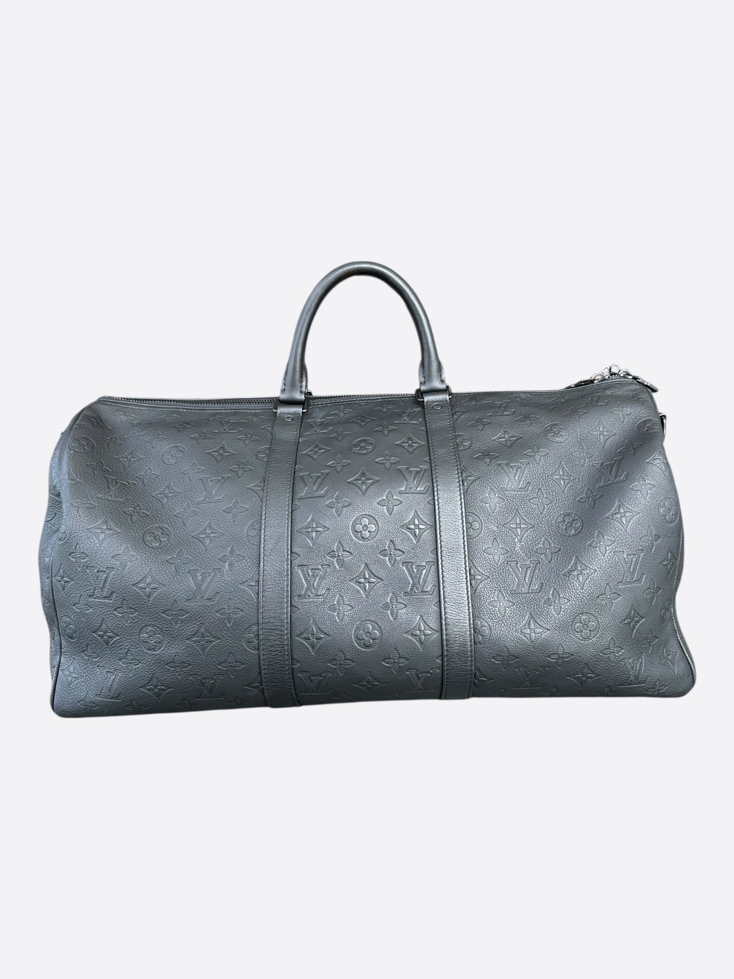 Louis Vuitton Black Monogram Shadow Keepall 50