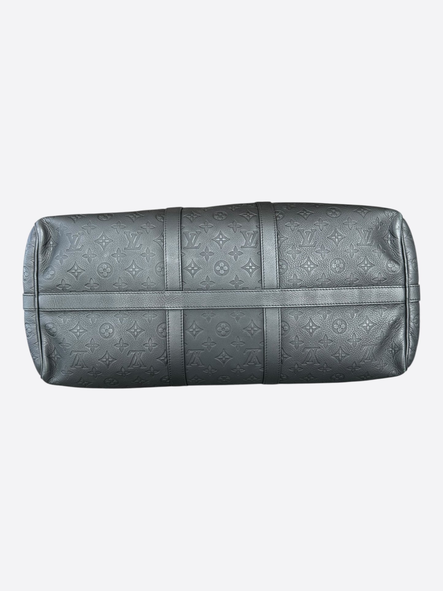 Louis Vuitton Black Monogram Shadow Keepall 50