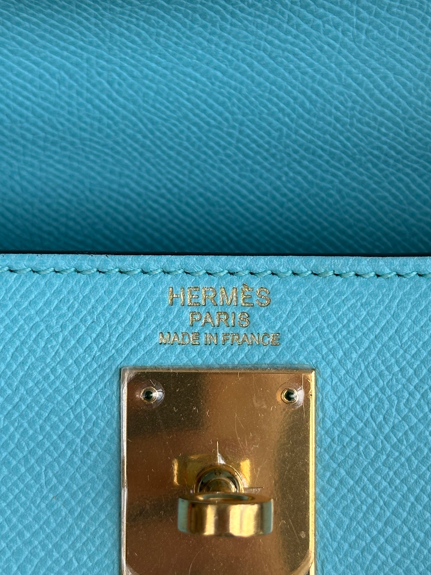 Hermes Tiffany Blue Epsom Kelly 32