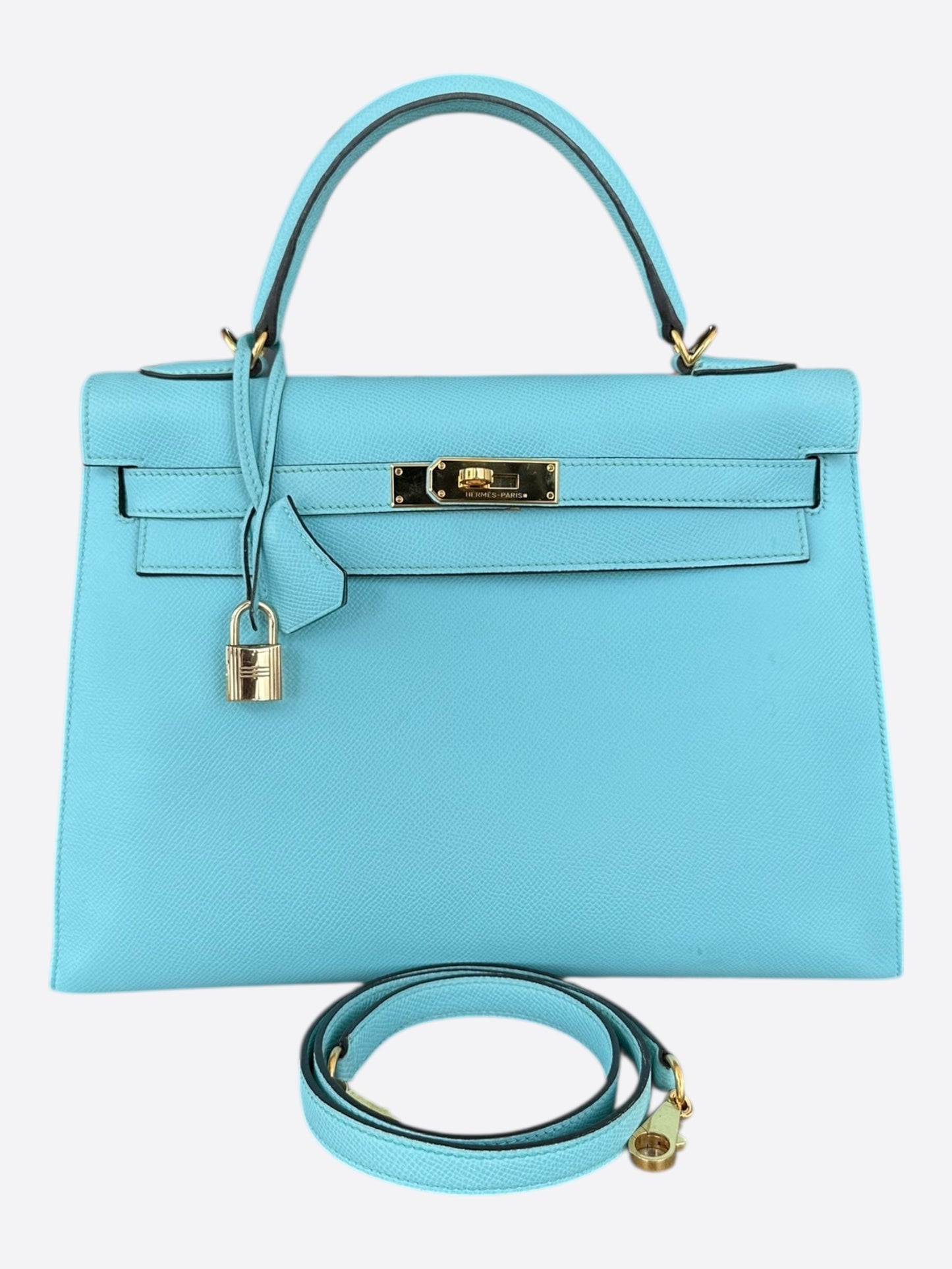 Hermes Tiffany Blue Epsom Kelly 32
