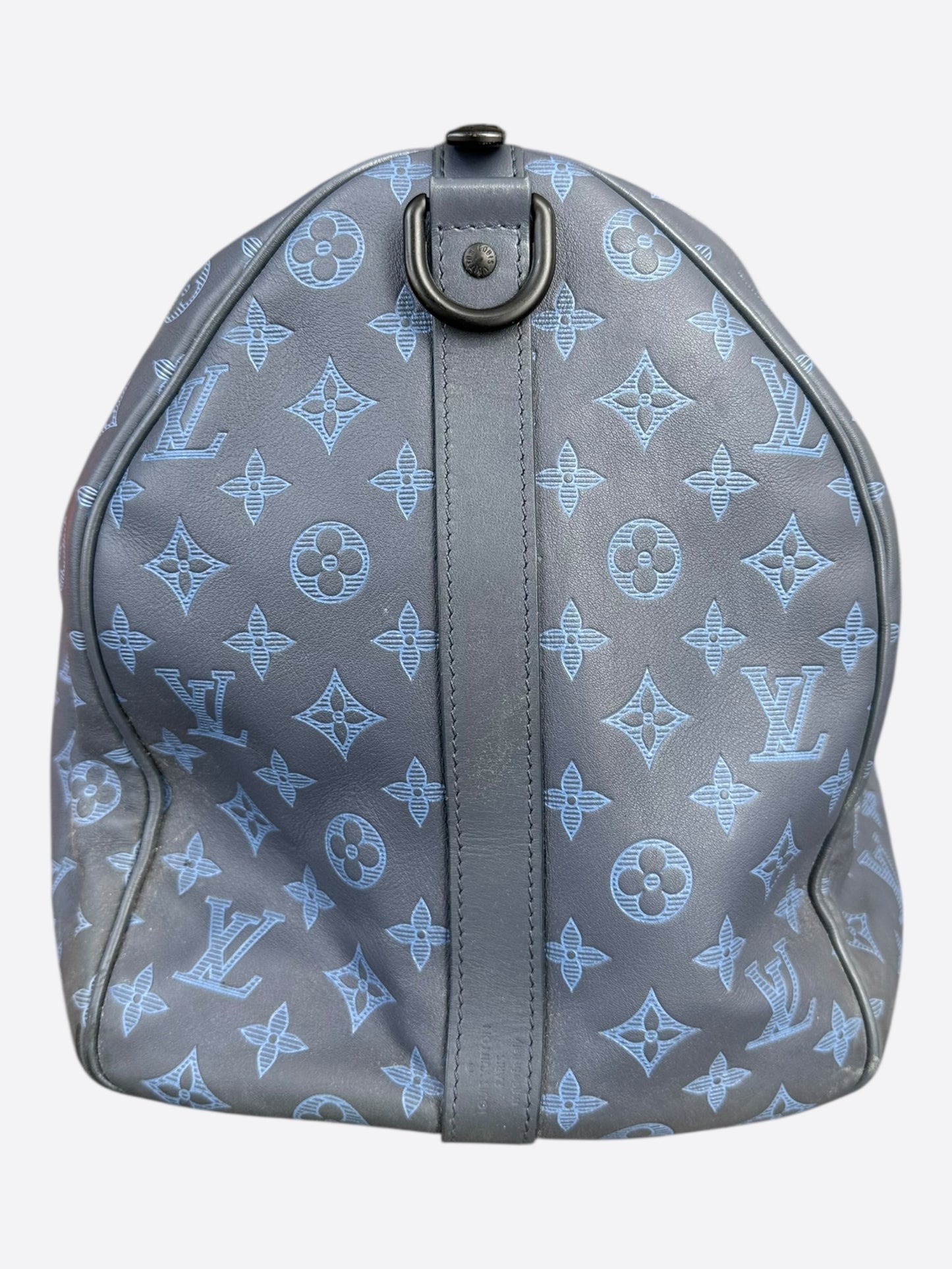 Louis Vuitton Blue Shadow Monogram Keepall 50