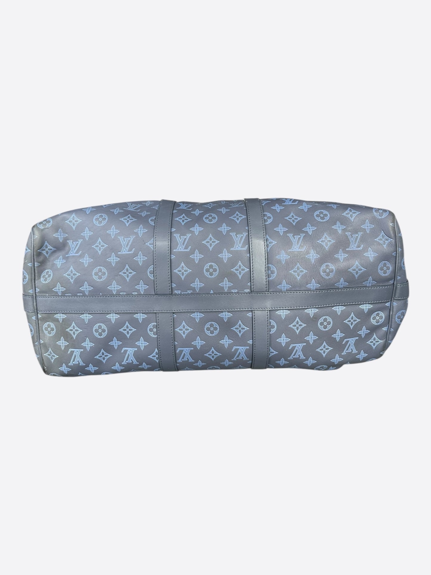 Louis Vuitton Blue Shadow Monogram Keepall 50