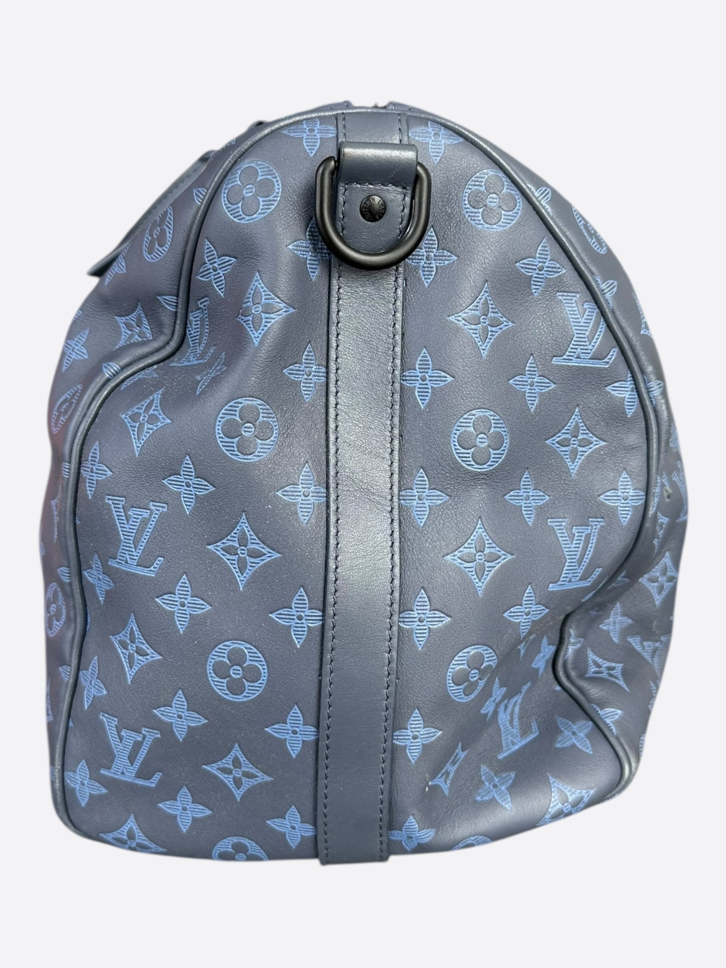 Louis Vuitton Blue Shadow Monogram Keepall 50
