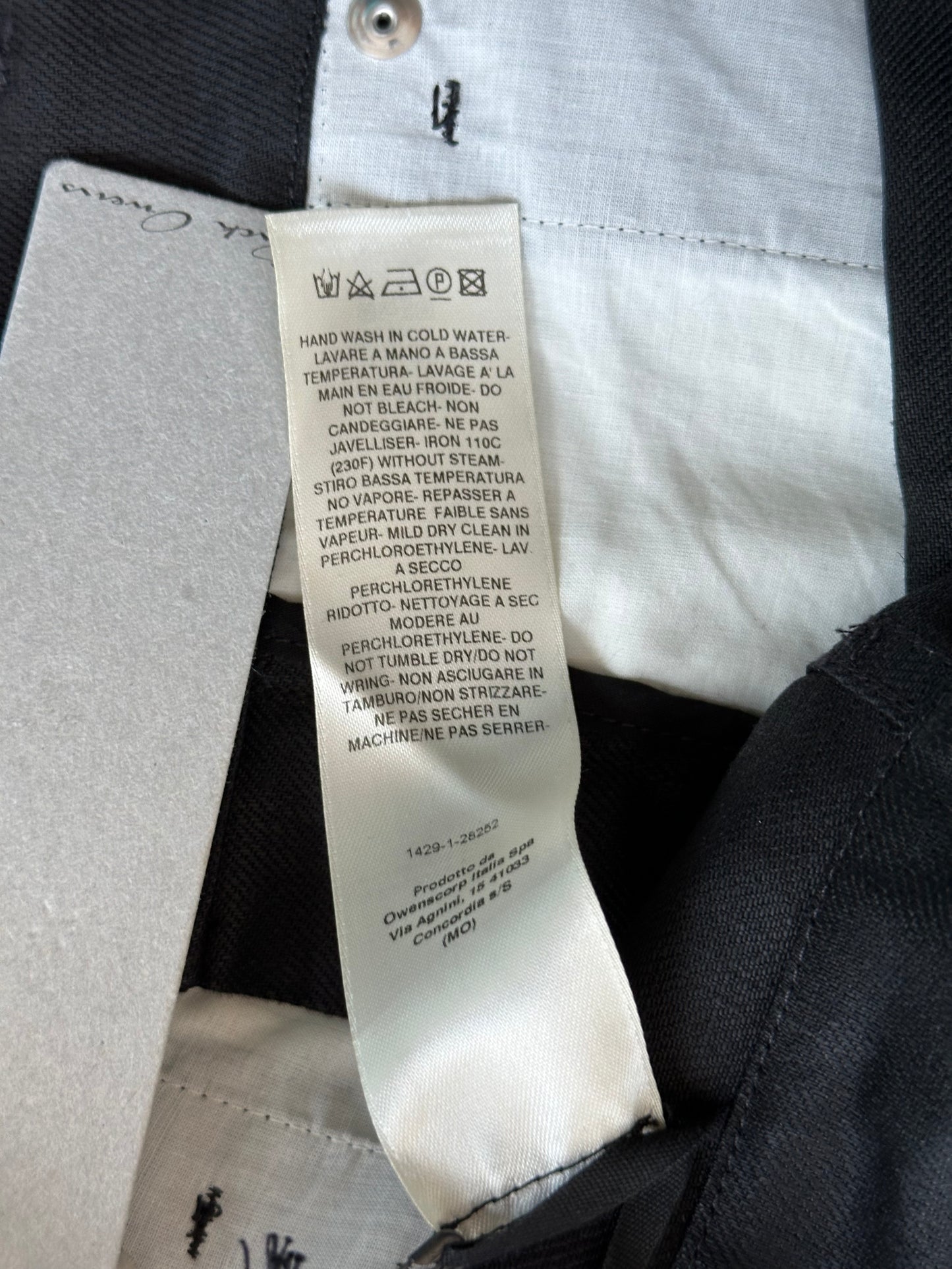 Rick Owens Black Headon Utility Pants
