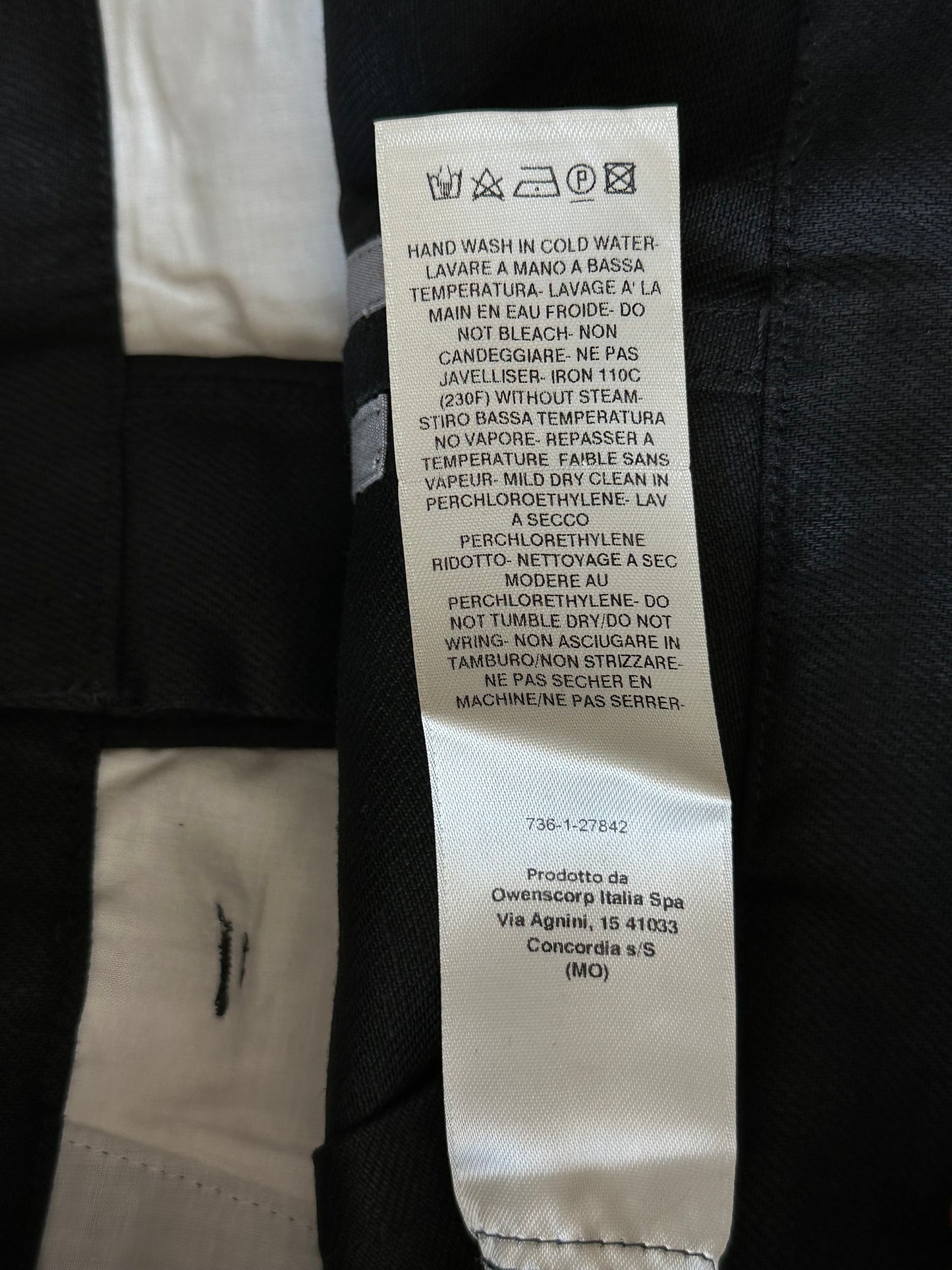 Rick Owens Black Stefan Cargo Pants