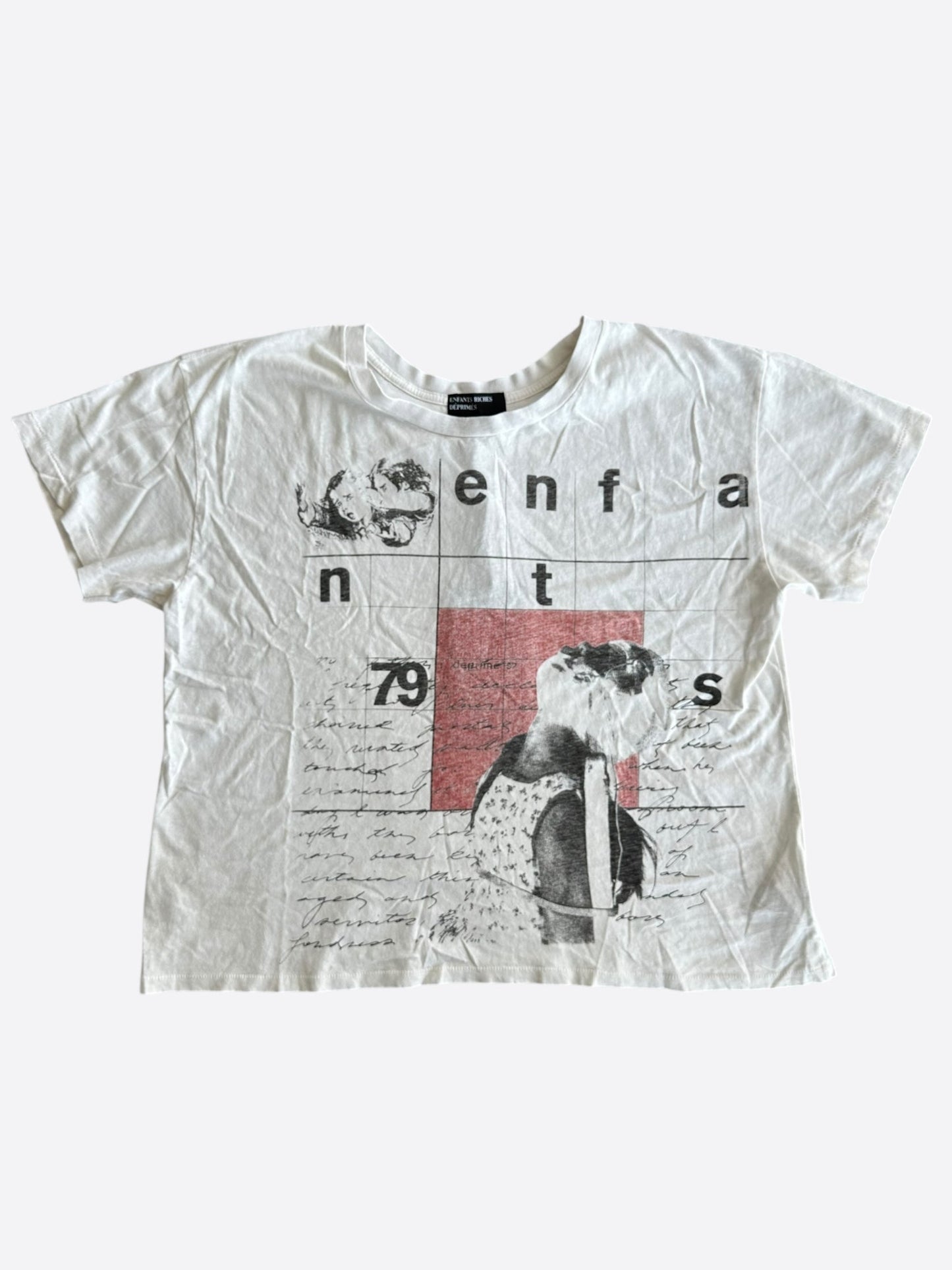 Enfants Riches Deprimes White & Black Pharmacist Daughter T-Shirt